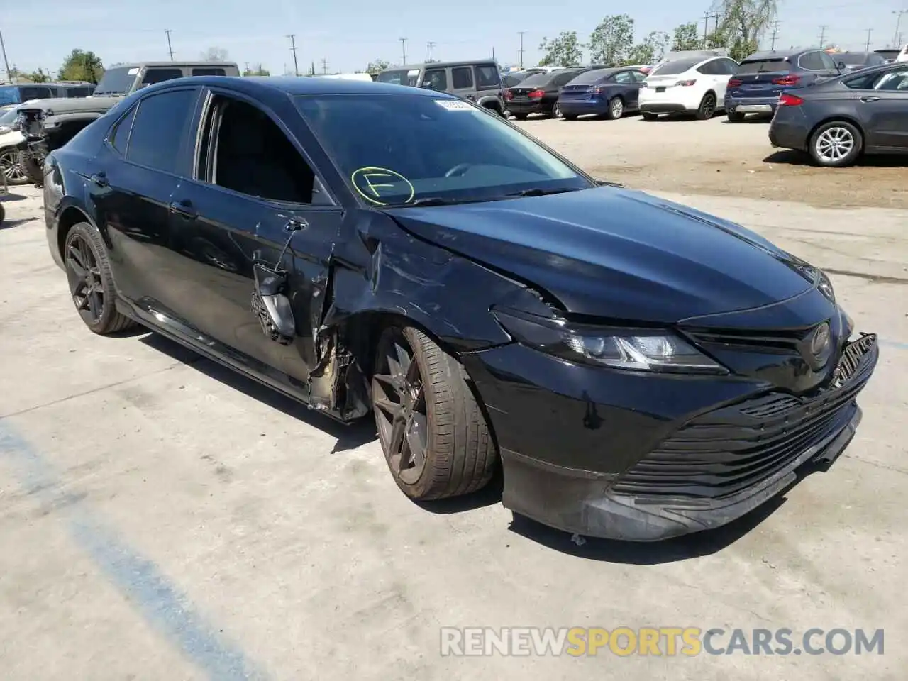 1 Photograph of a damaged car 4T1B11HK7KU255561 TOYOTA CAMRY 2019