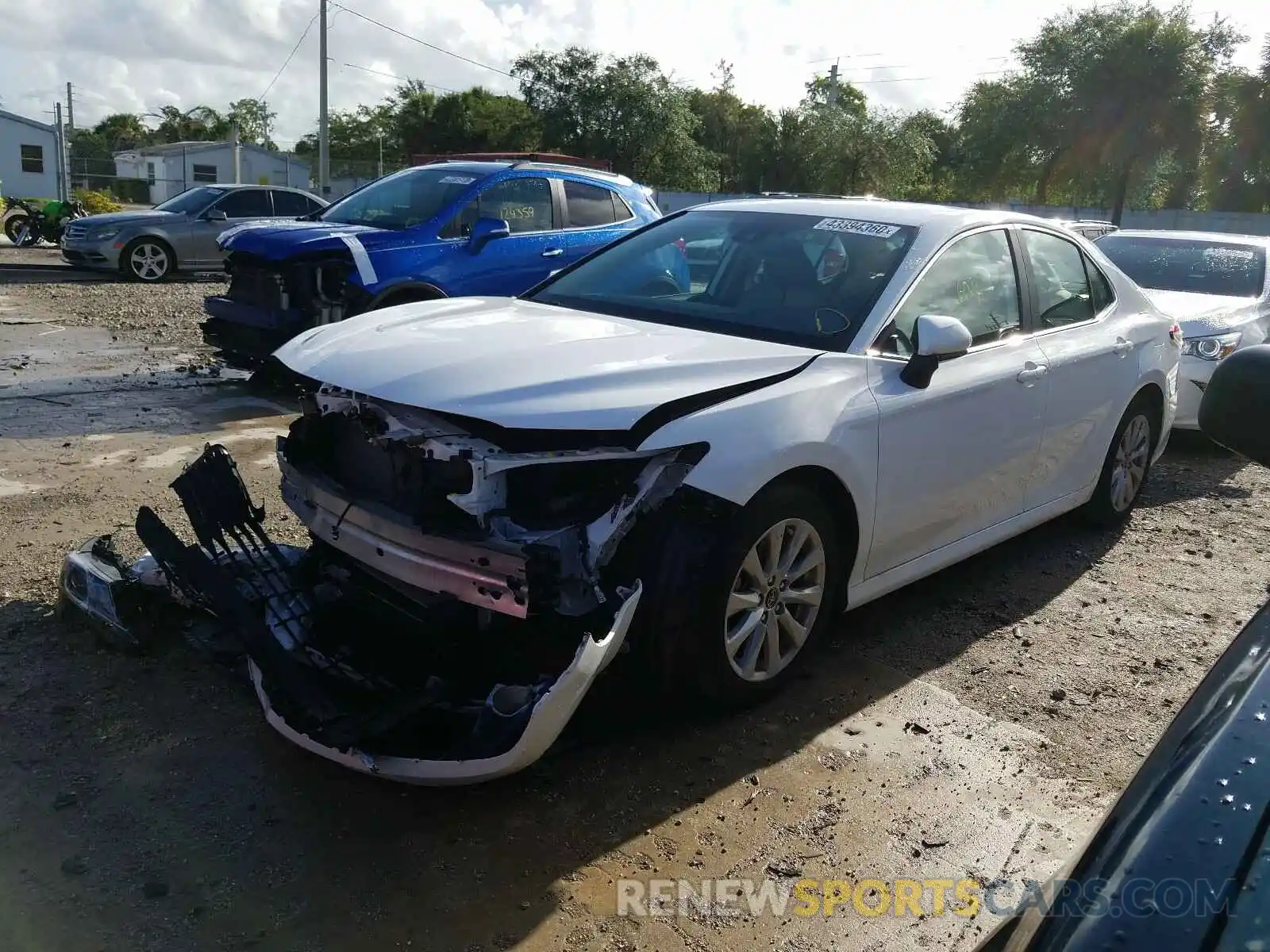 2 Photograph of a damaged car 4T1B11HK7KU256225 TOYOTA CAMRY 2019