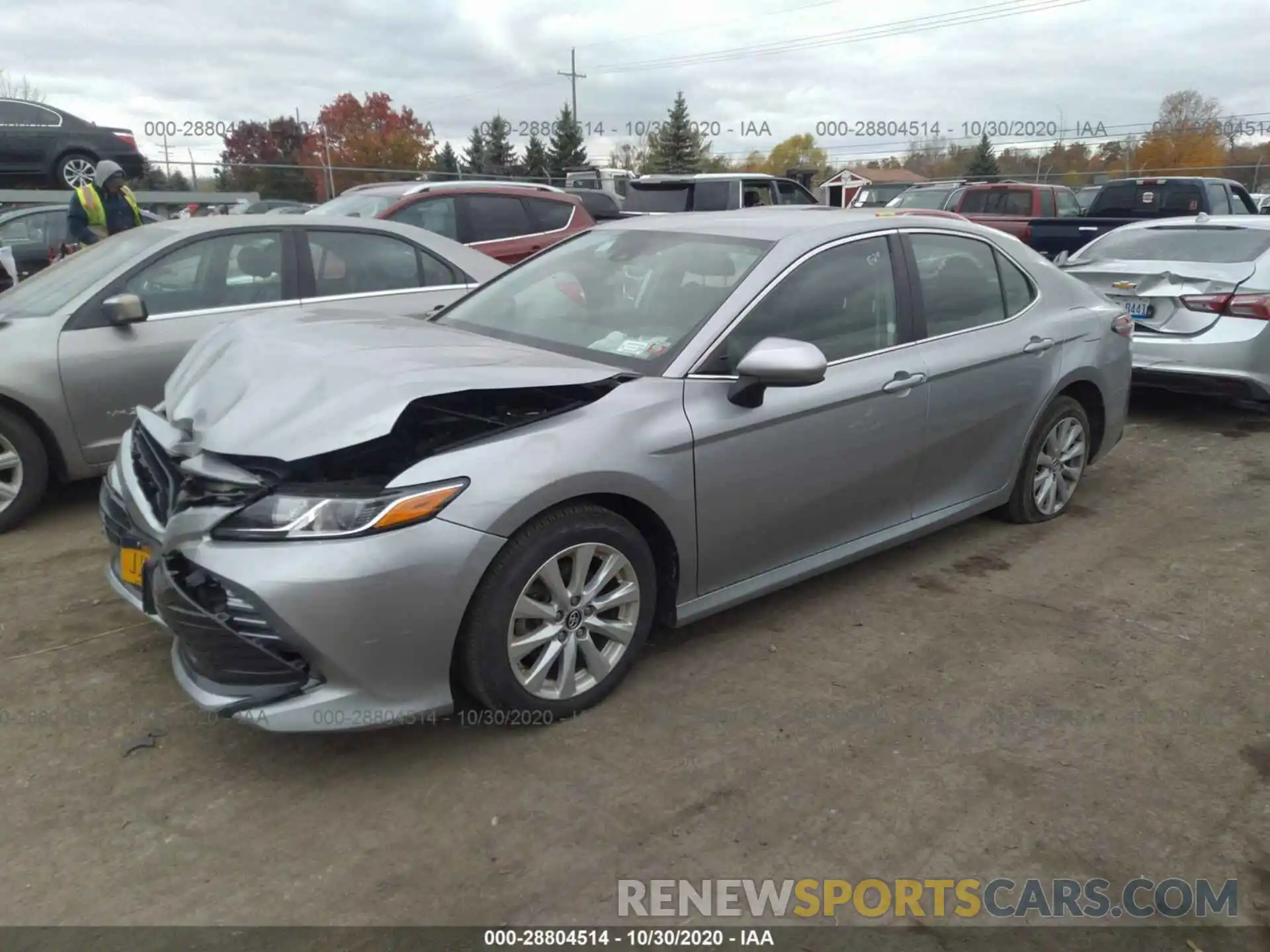 2 Photograph of a damaged car 4T1B11HK7KU256578 TOYOTA CAMRY 2019