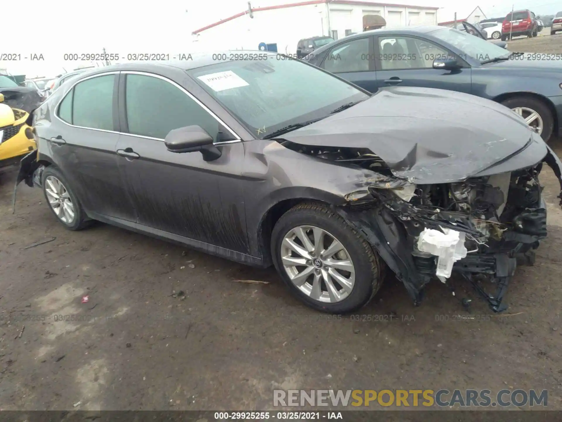 1 Photograph of a damaged car 4T1B11HK7KU256838 TOYOTA CAMRY 2019