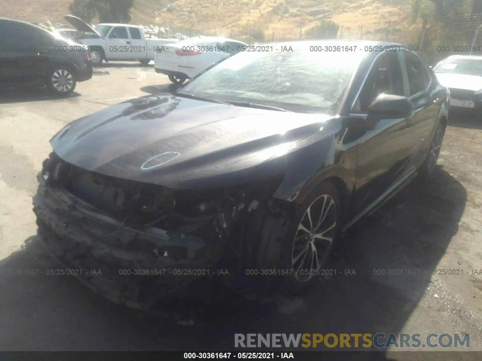 2 Photograph of a damaged car 4T1B11HK7KU256919 TOYOTA CAMRY 2019