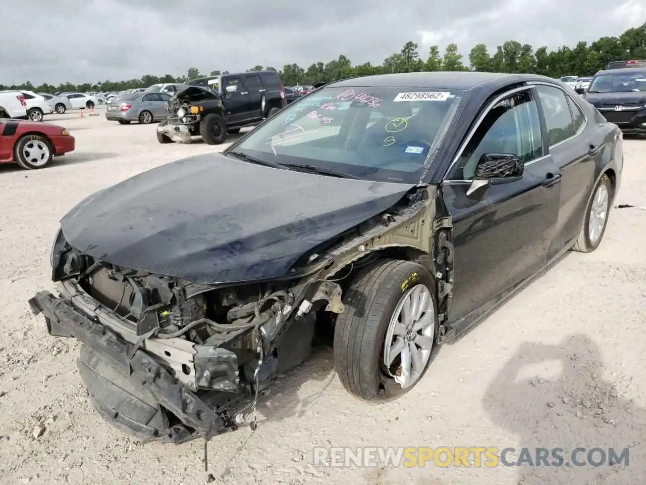 2 Photograph of a damaged car 4T1B11HK7KU257097 TOYOTA CAMRY 2019