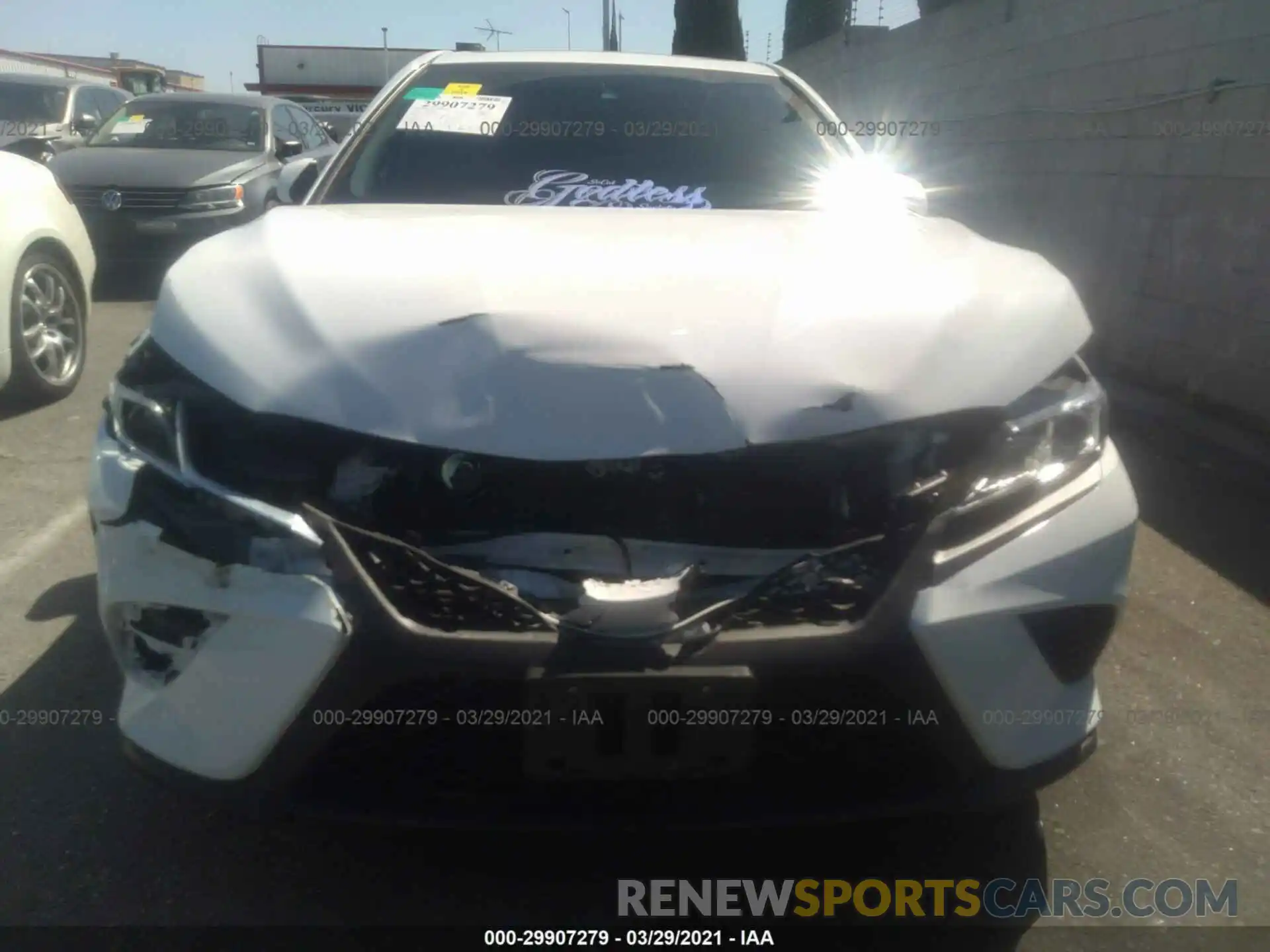 6 Photograph of a damaged car 4T1B11HK7KU257424 TOYOTA CAMRY 2019