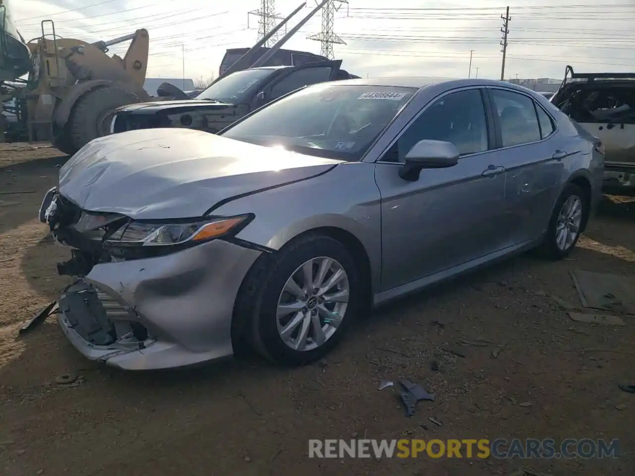 1 Photograph of a damaged car 4T1B11HK7KU258119 TOYOTA CAMRY 2019