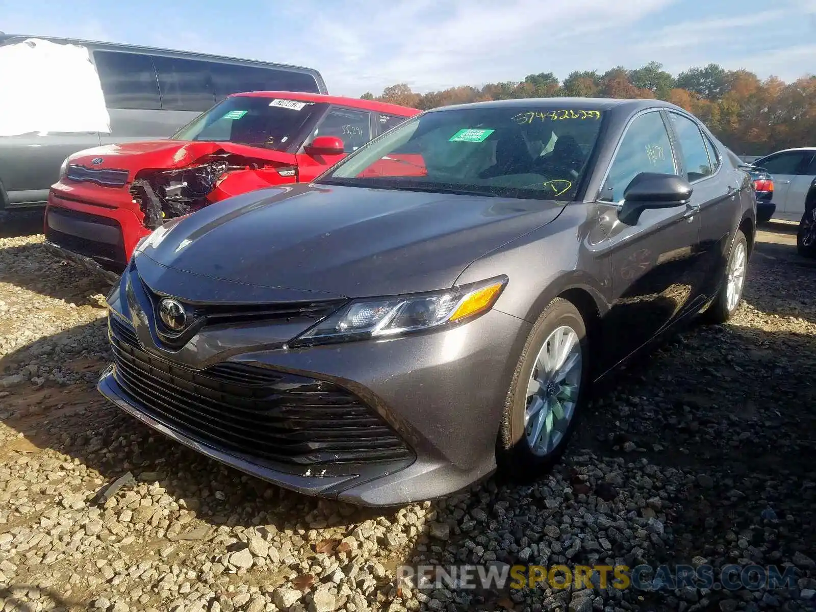 2 Photograph of a damaged car 4T1B11HK7KU258945 TOYOTA CAMRY 2019