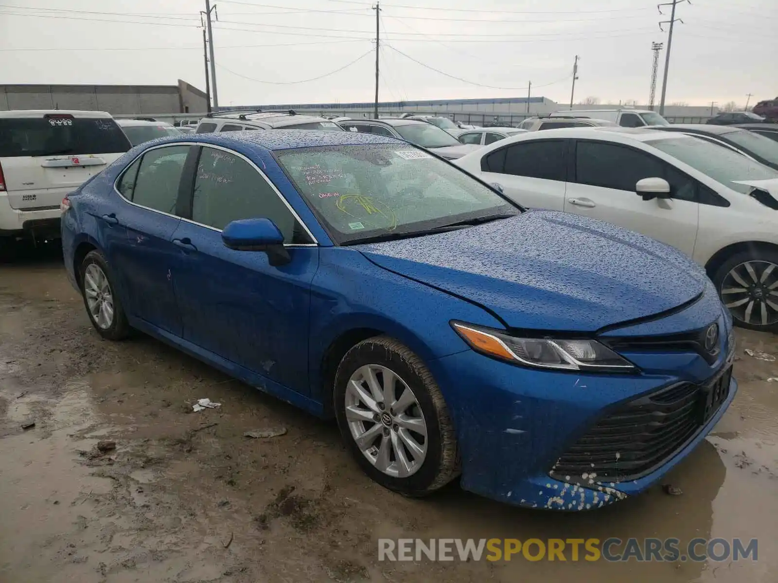 1 Photograph of a damaged car 4T1B11HK7KU259934 TOYOTA CAMRY 2019