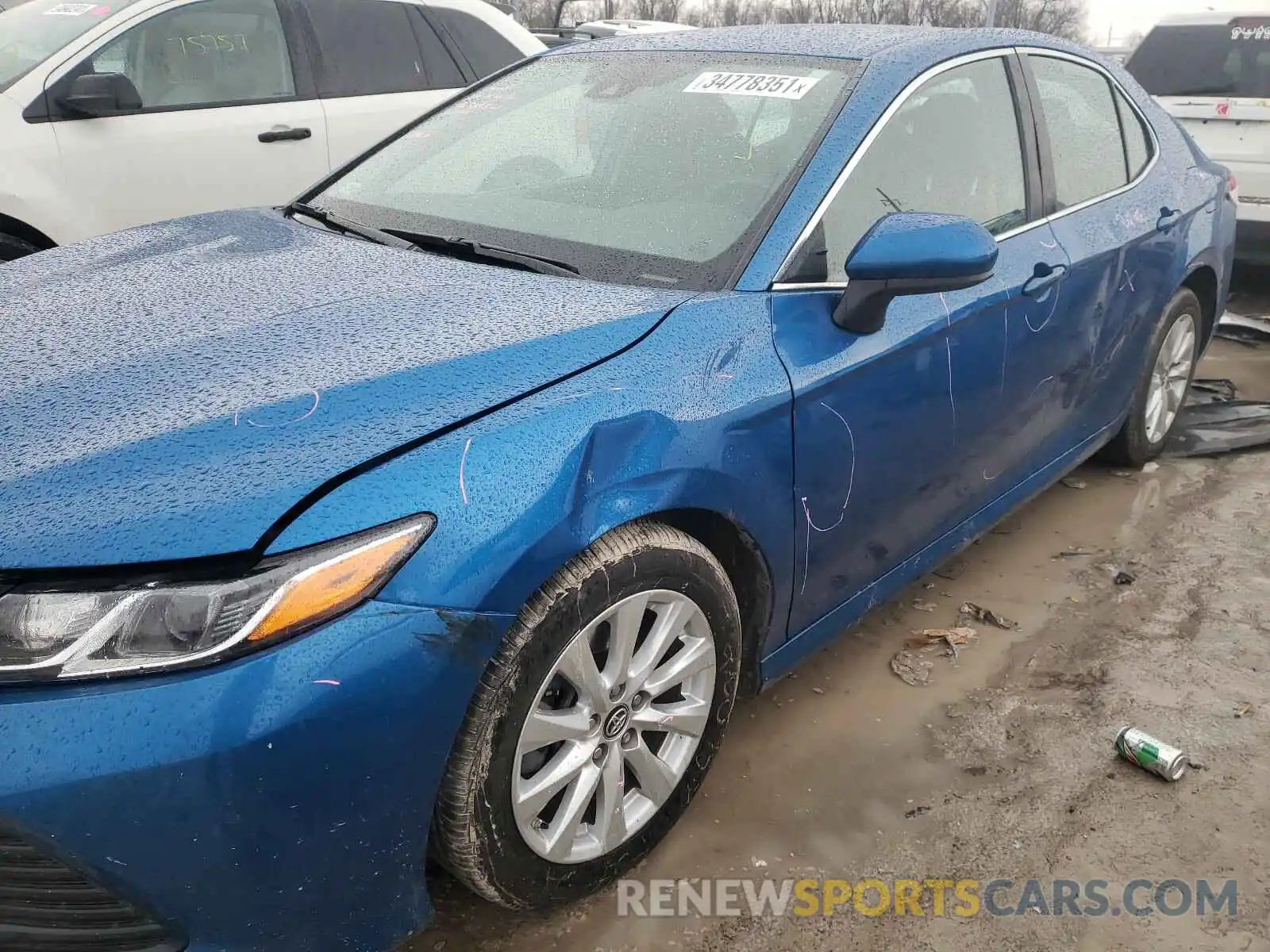 9 Photograph of a damaged car 4T1B11HK7KU259934 TOYOTA CAMRY 2019