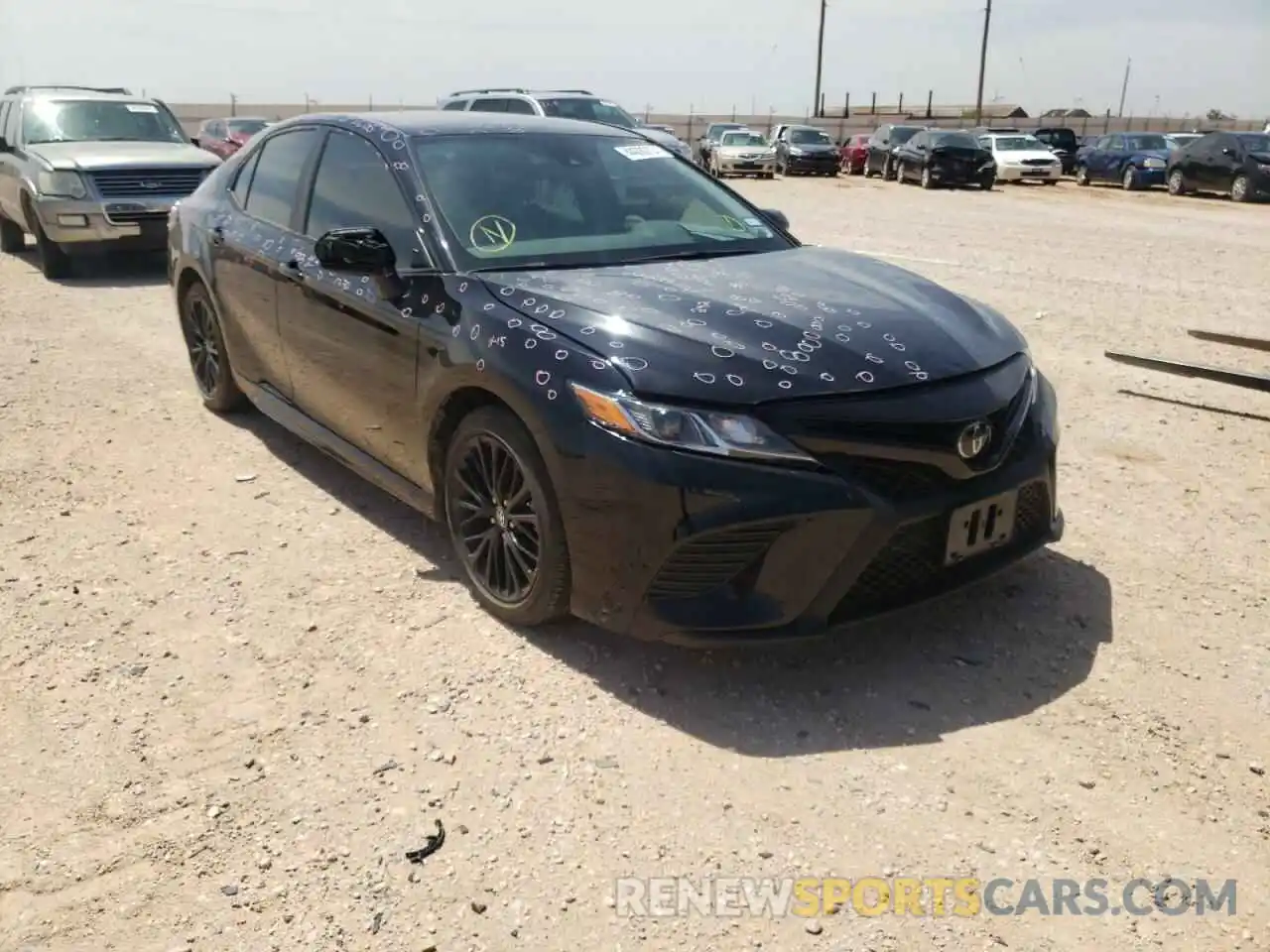 1 Photograph of a damaged car 4T1B11HK7KU260968 TOYOTA CAMRY 2019