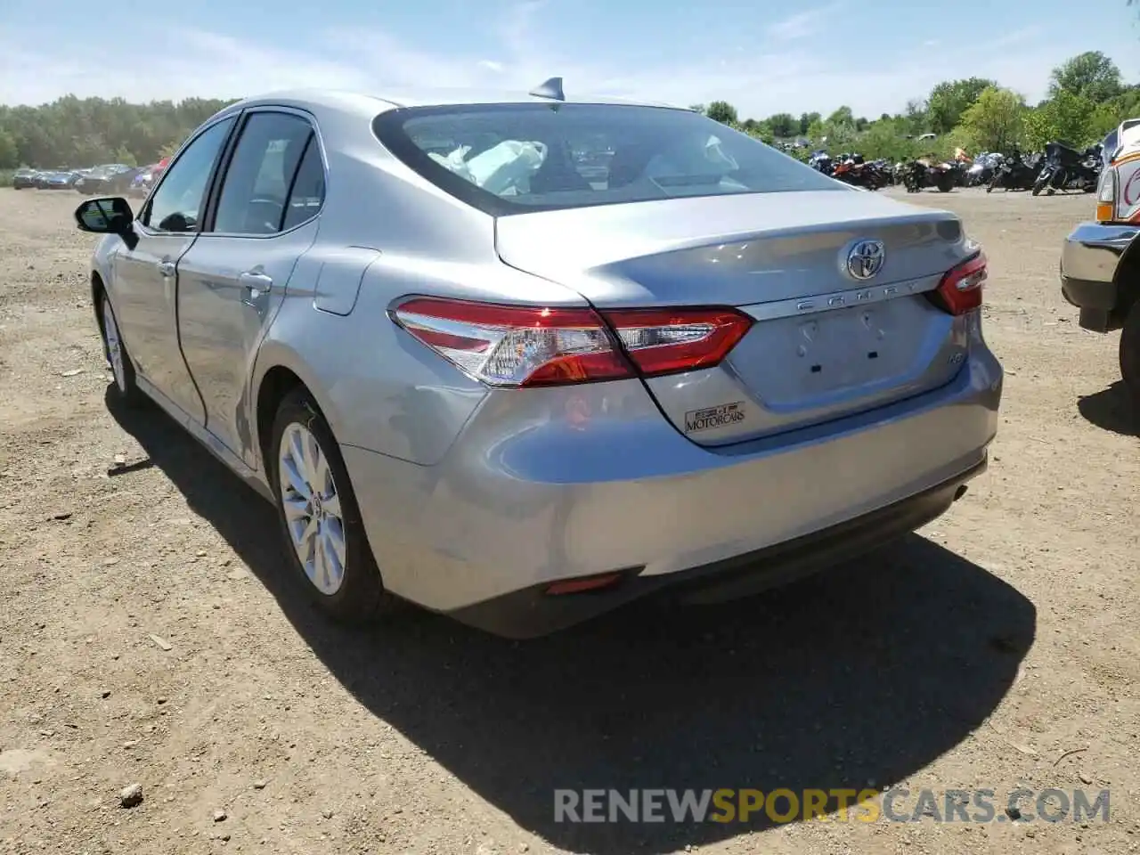 3 Photograph of a damaged car 4T1B11HK7KU263126 TOYOTA CAMRY 2019