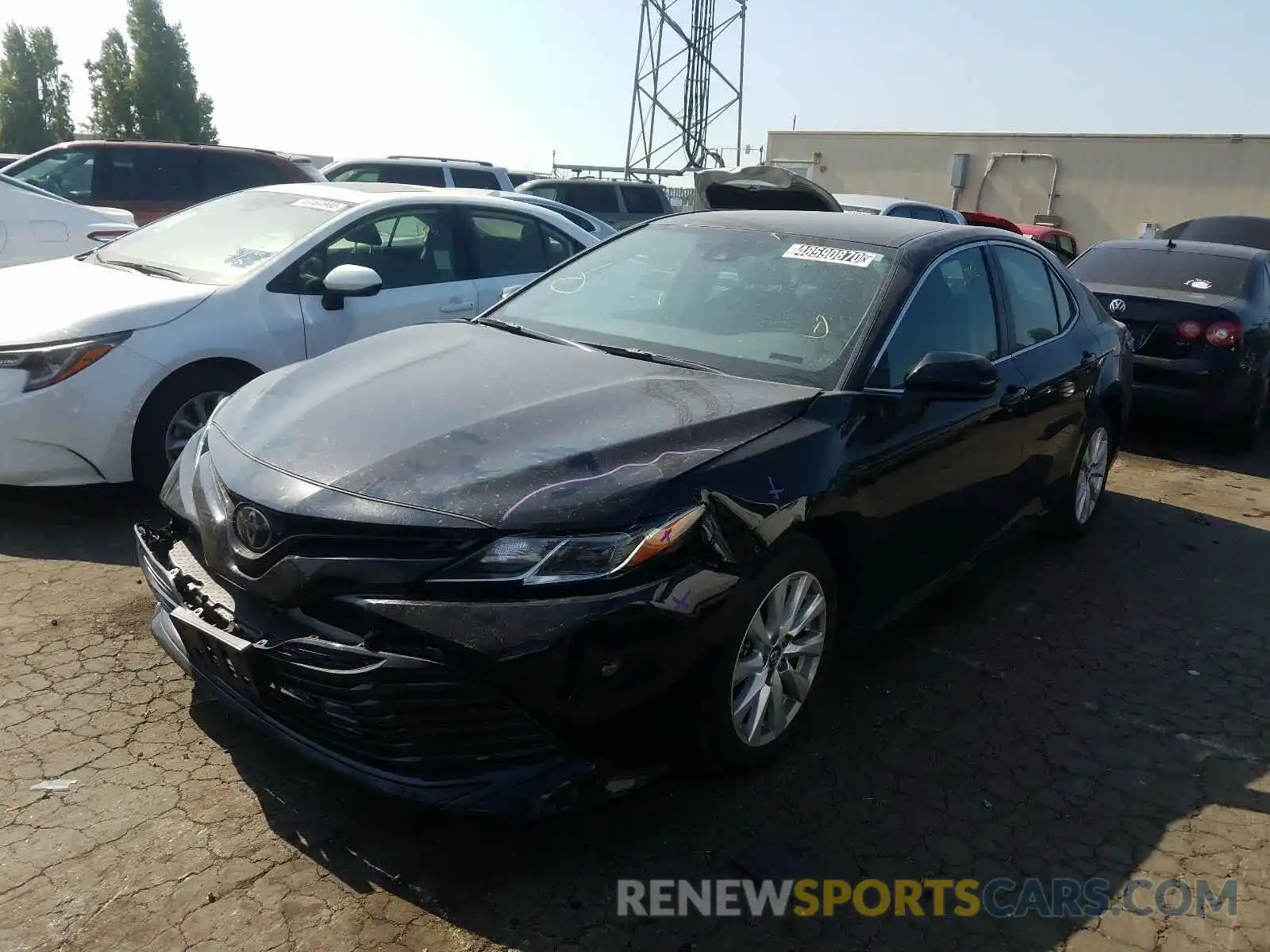 2 Photograph of a damaged car 4T1B11HK7KU265006 TOYOTA CAMRY 2019