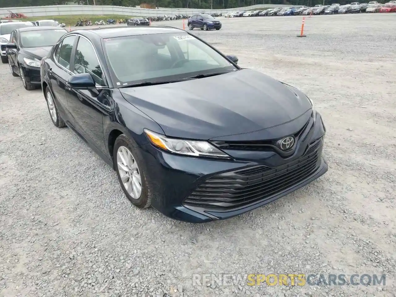 1 Photograph of a damaged car 4T1B11HK7KU265216 TOYOTA CAMRY 2019