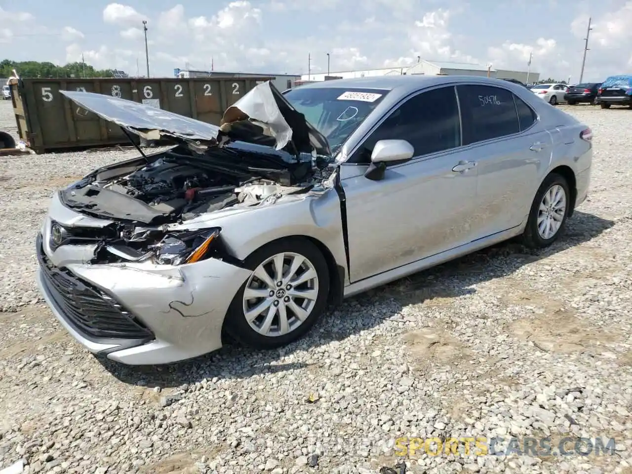 2 Photograph of a damaged car 4T1B11HK7KU267628 TOYOTA CAMRY 2019