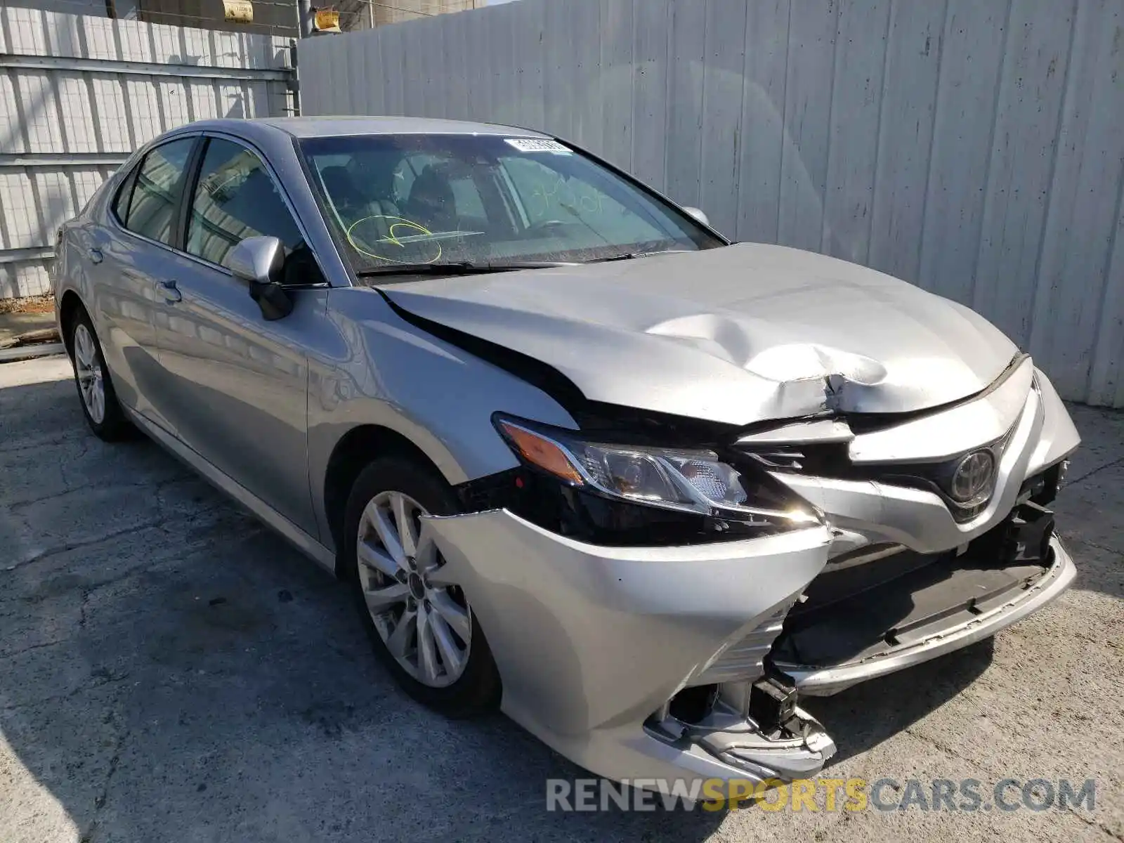 1 Photograph of a damaged car 4T1B11HK7KU268004 TOYOTA CAMRY 2019