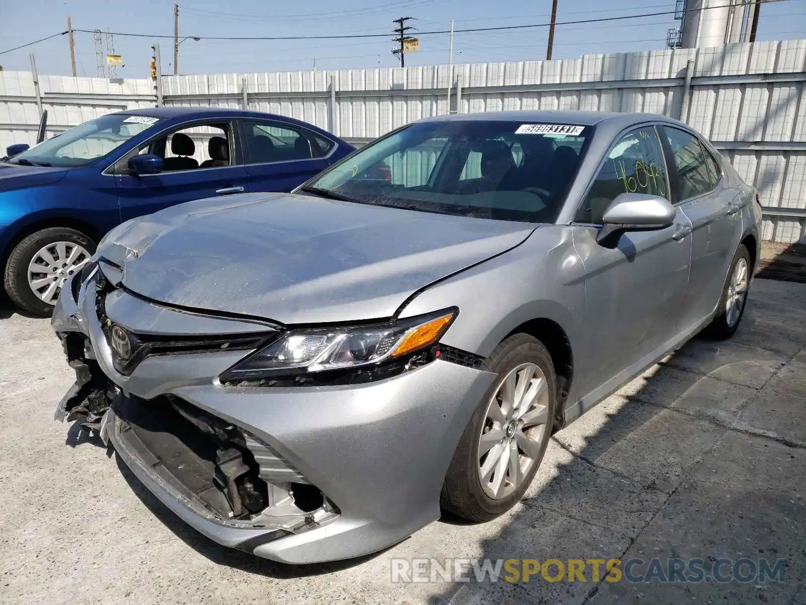 2 Photograph of a damaged car 4T1B11HK7KU268004 TOYOTA CAMRY 2019