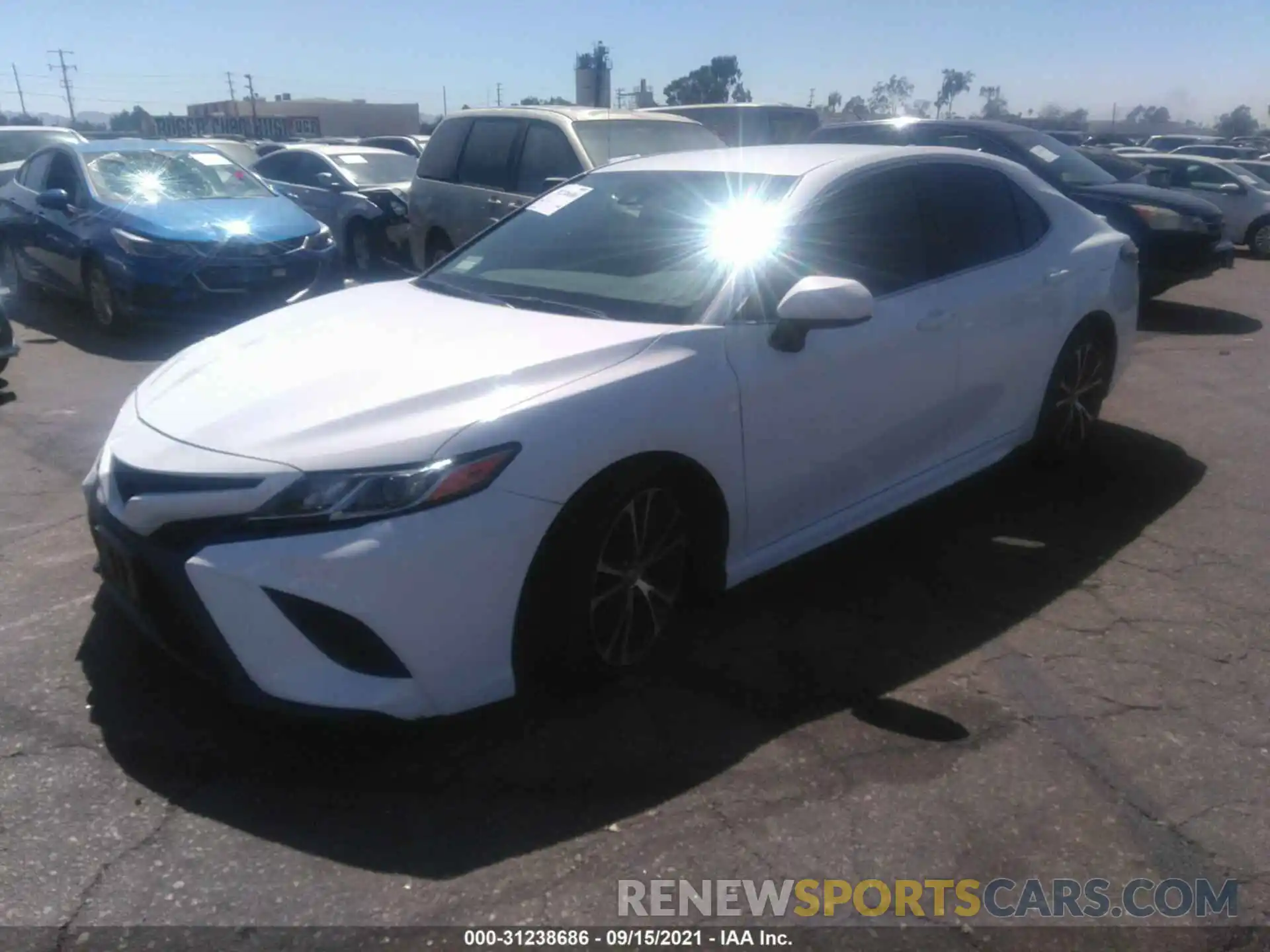 2 Photograph of a damaged car 4T1B11HK7KU268875 TOYOTA CAMRY 2019