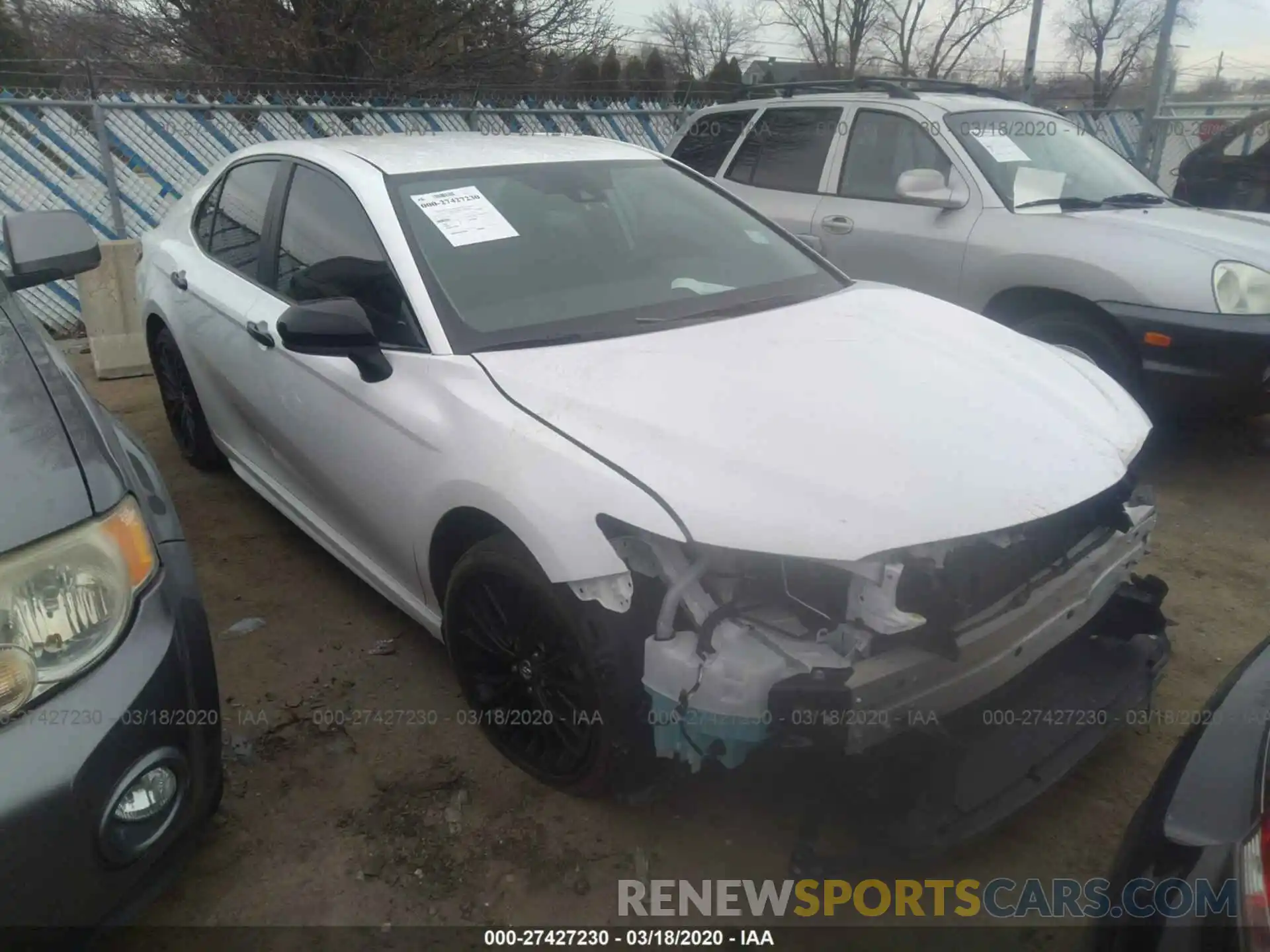 1 Photograph of a damaged car 4T1B11HK7KU271257 TOYOTA CAMRY 2019