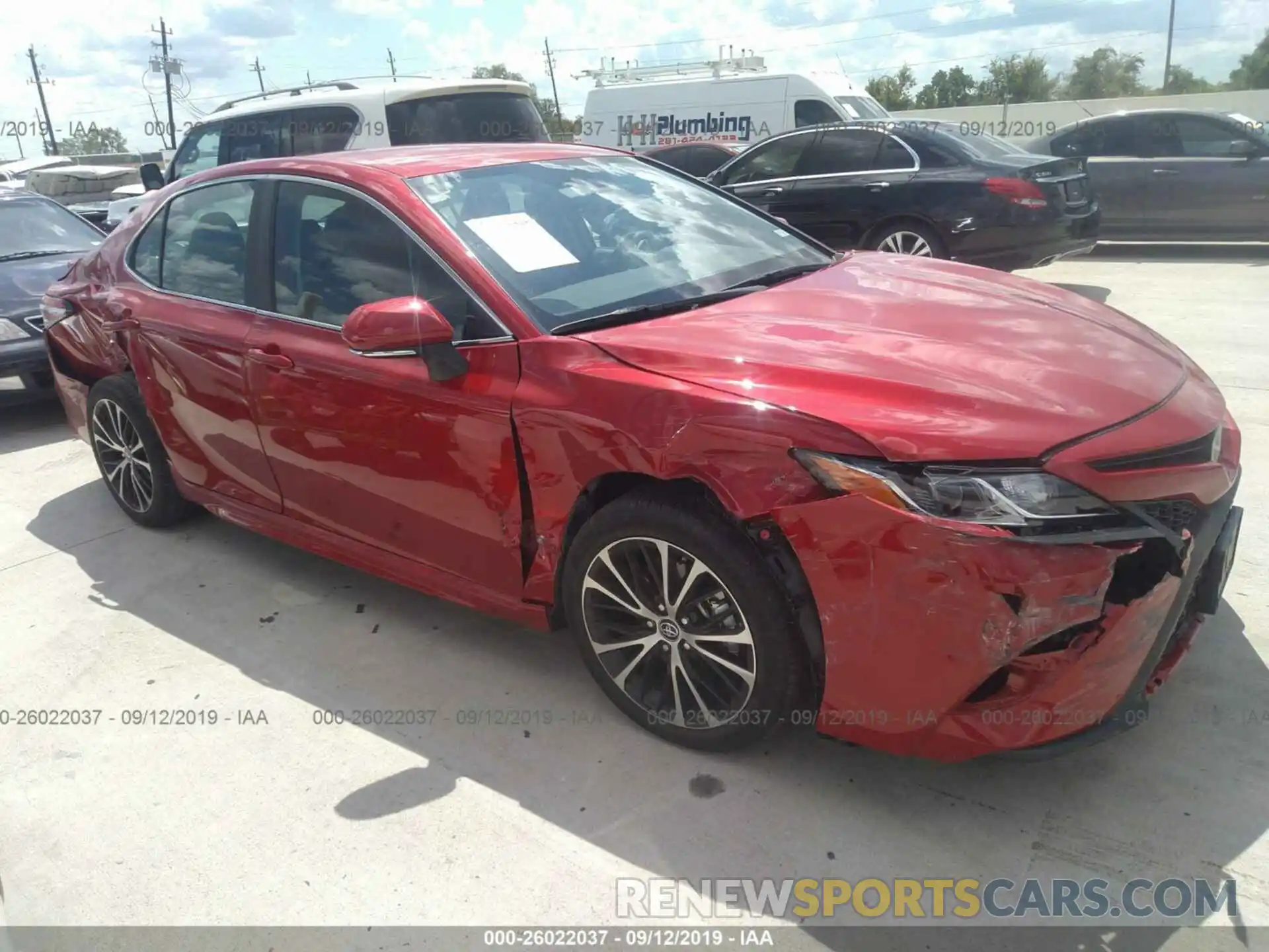 1 Photograph of a damaged car 4T1B11HK7KU275468 TOYOTA CAMRY 2019