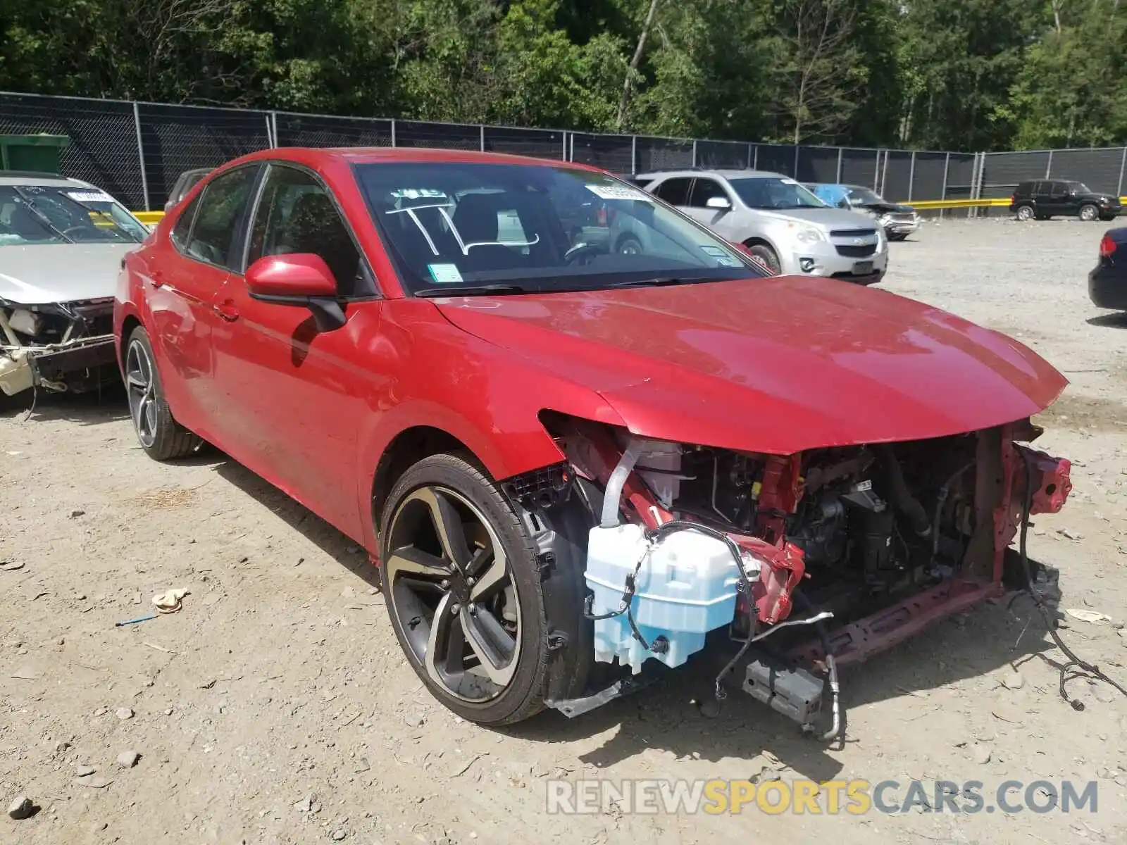 1 Photograph of a damaged car 4T1B11HK7KU277611 TOYOTA CAMRY 2019