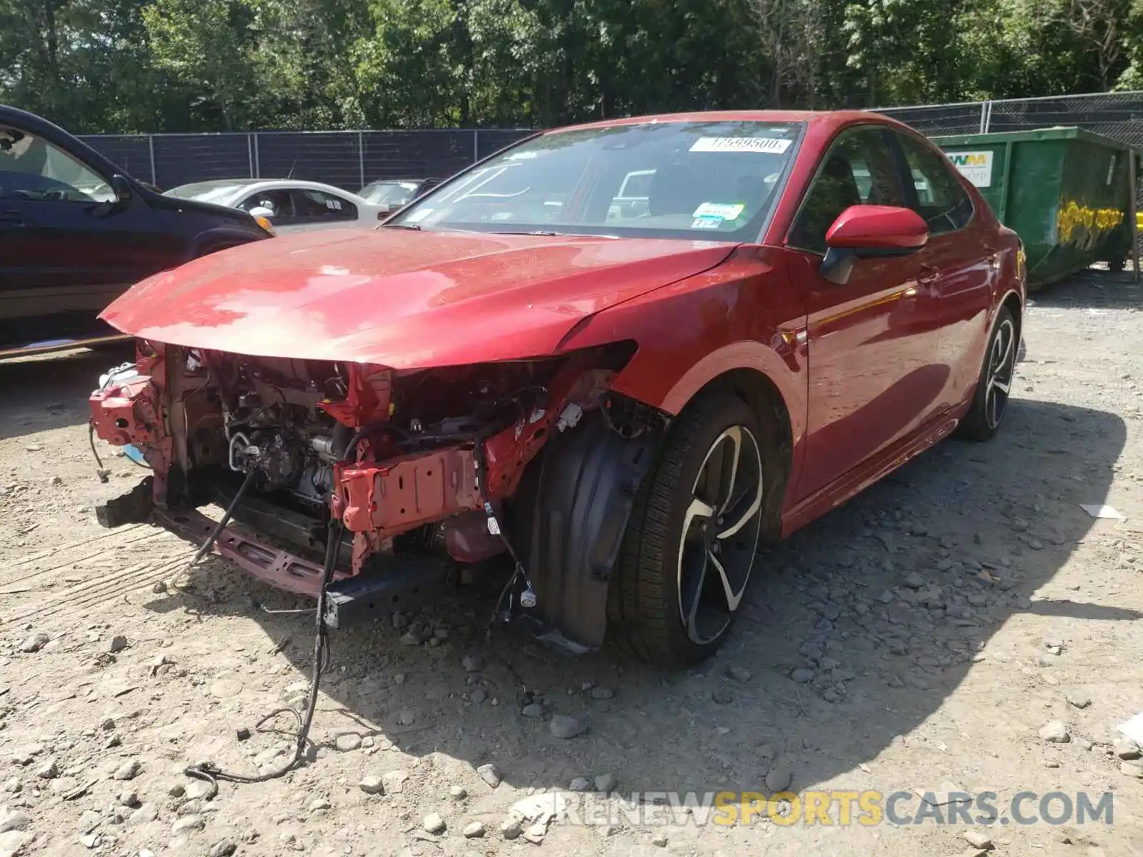 2 Photograph of a damaged car 4T1B11HK7KU277611 TOYOTA CAMRY 2019