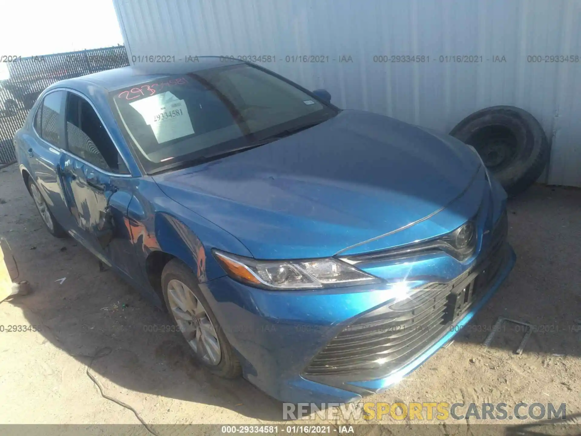 1 Photograph of a damaged car 4T1B11HK7KU281741 TOYOTA CAMRY 2019