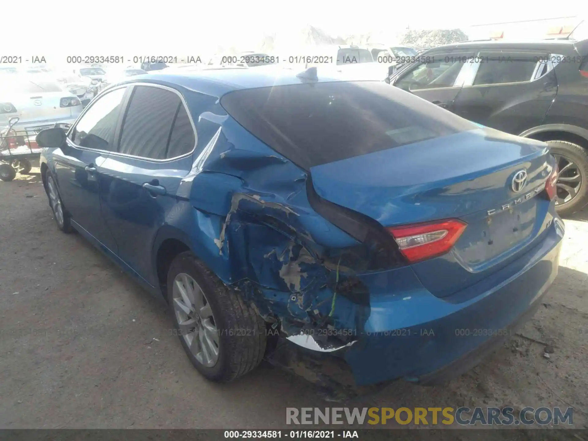 3 Photograph of a damaged car 4T1B11HK7KU281741 TOYOTA CAMRY 2019