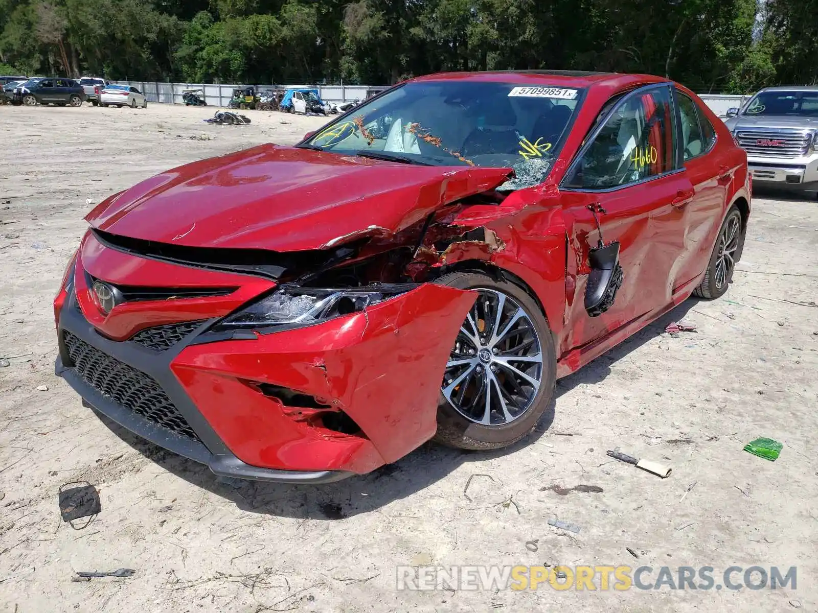 2 Photograph of a damaged car 4T1B11HK7KU282422 TOYOTA CAMRY 2019