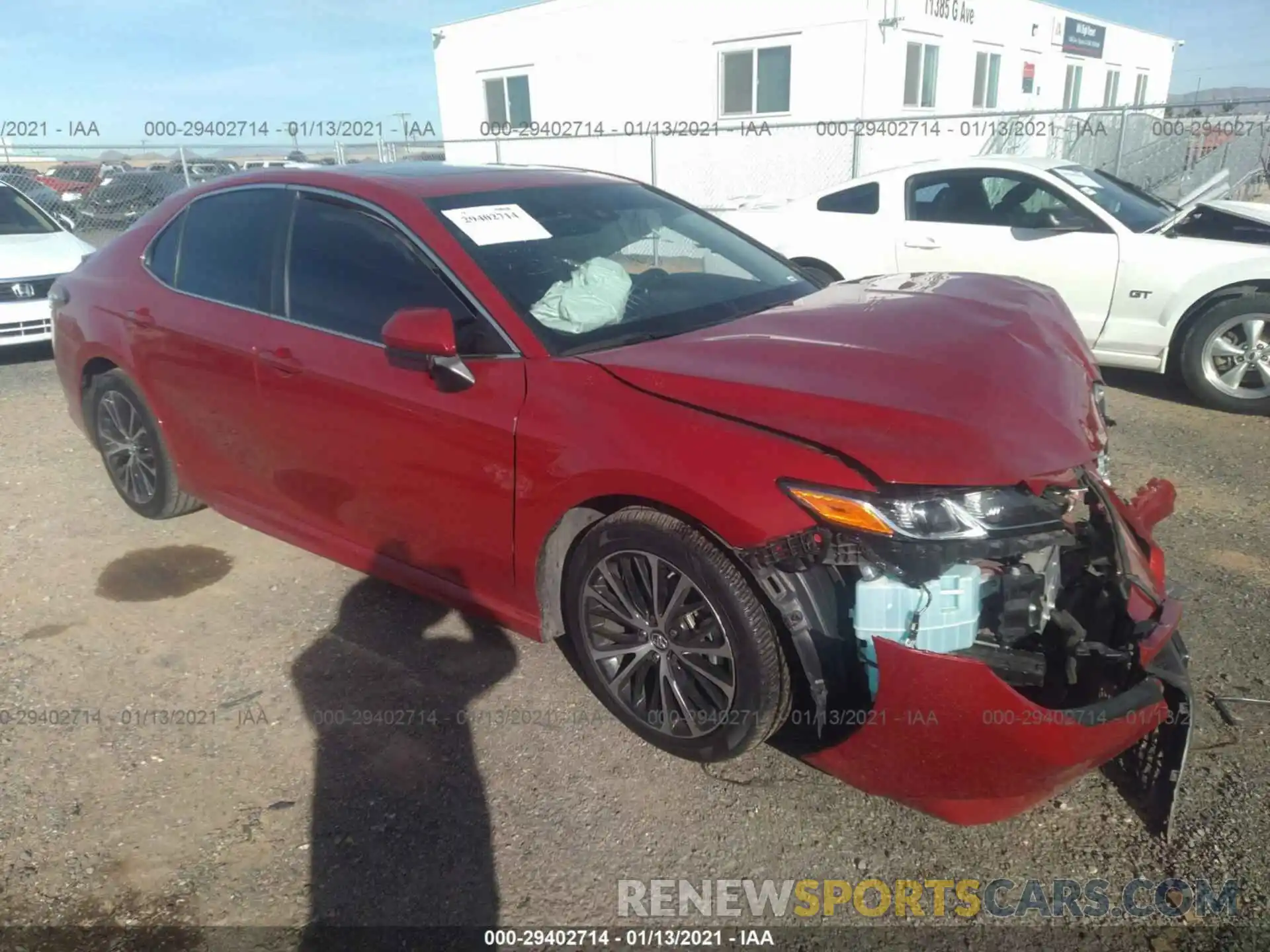 1 Photograph of a damaged car 4T1B11HK7KU283134 TOYOTA CAMRY 2019