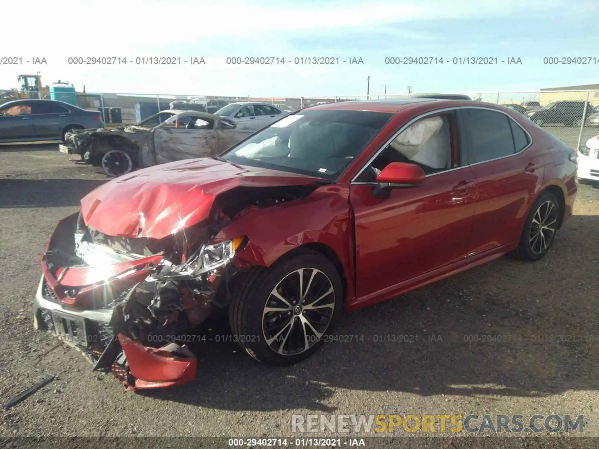 2 Photograph of a damaged car 4T1B11HK7KU283134 TOYOTA CAMRY 2019