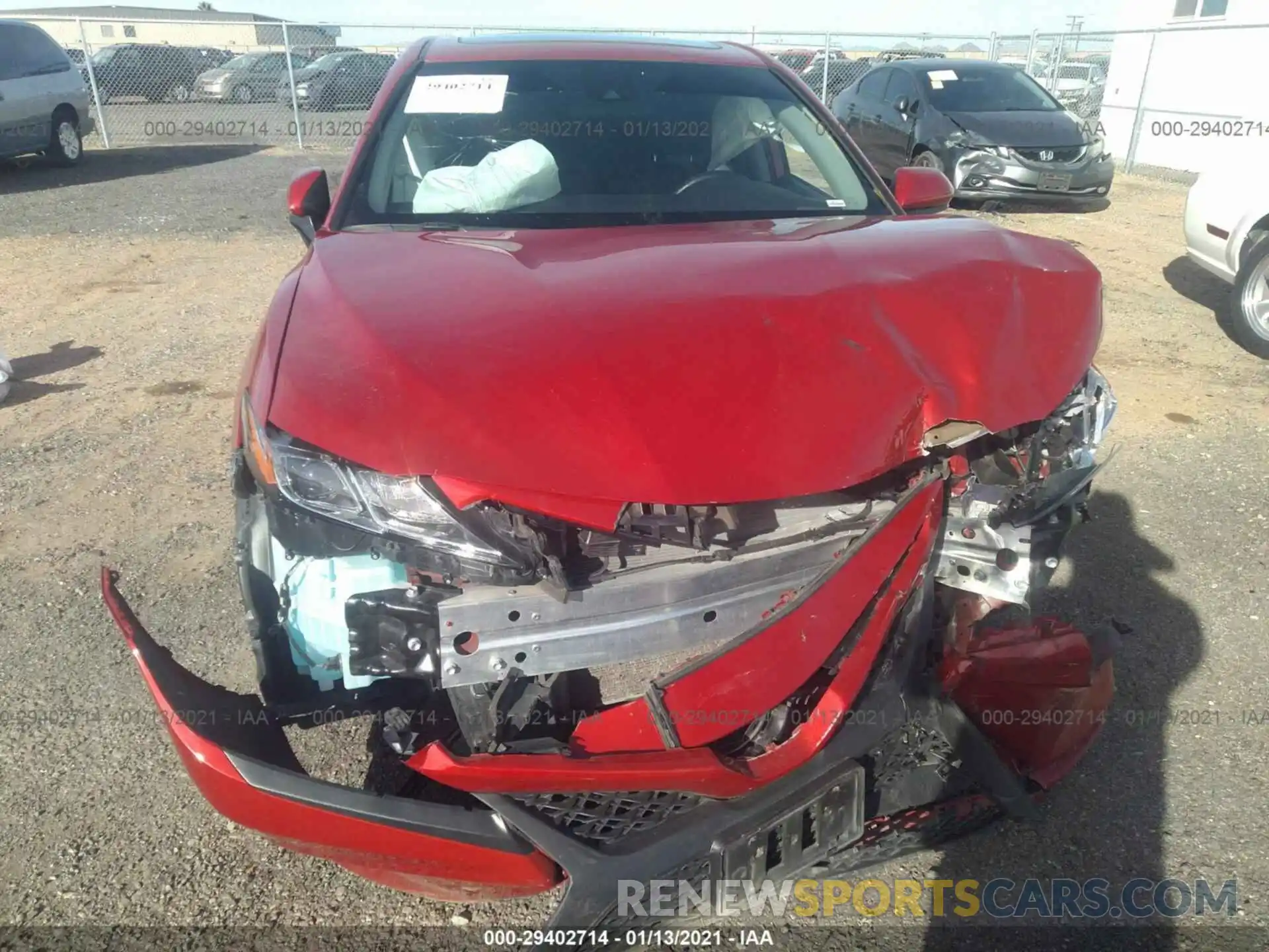 6 Photograph of a damaged car 4T1B11HK7KU283134 TOYOTA CAMRY 2019