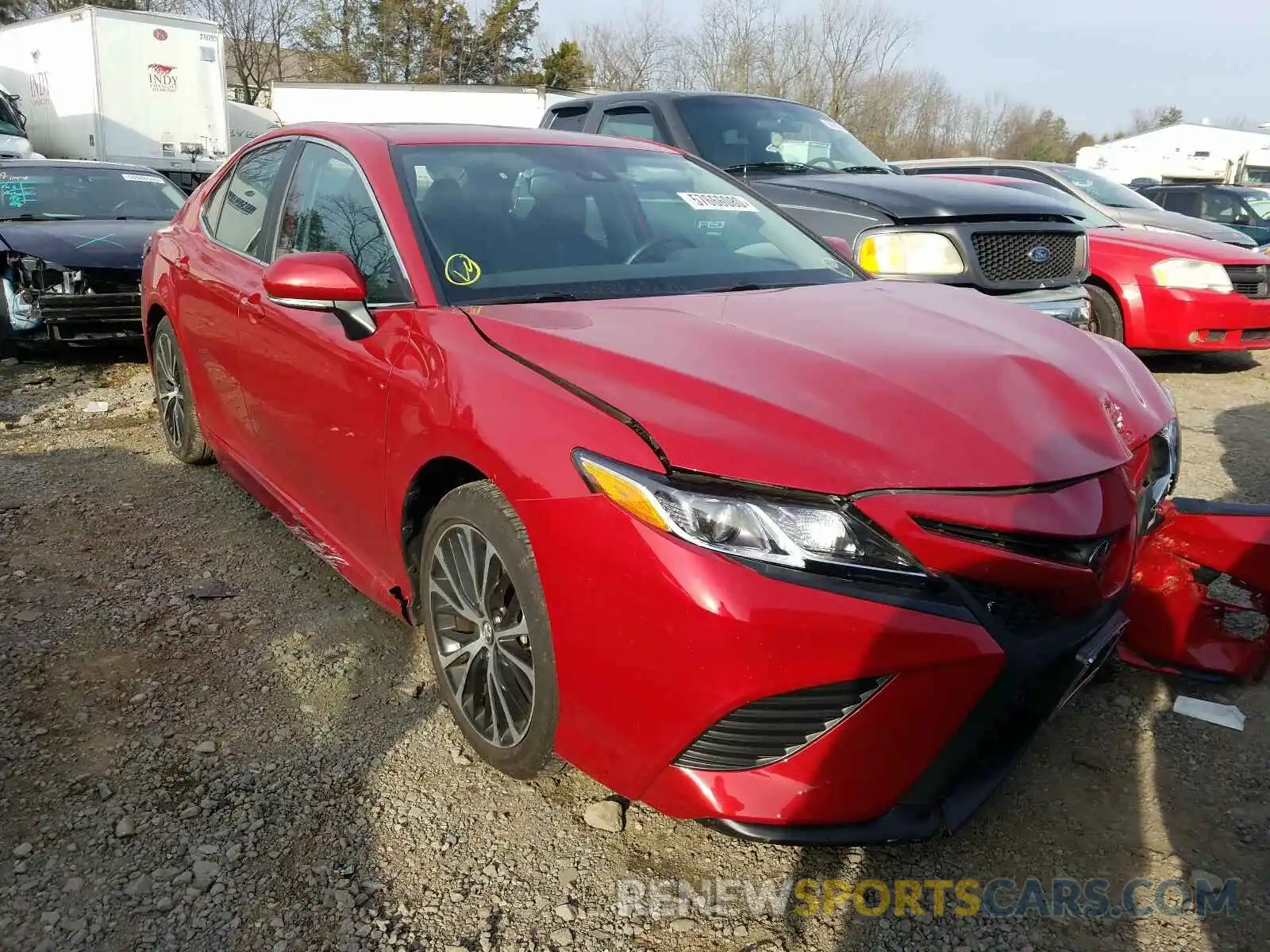 1 Photograph of a damaged car 4T1B11HK7KU285403 TOYOTA CAMRY 2019