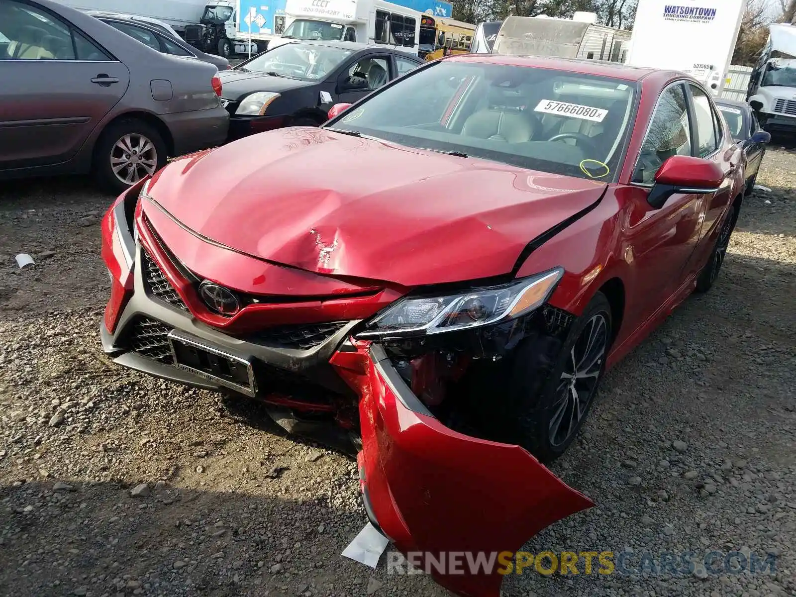 2 Photograph of a damaged car 4T1B11HK7KU285403 TOYOTA CAMRY 2019