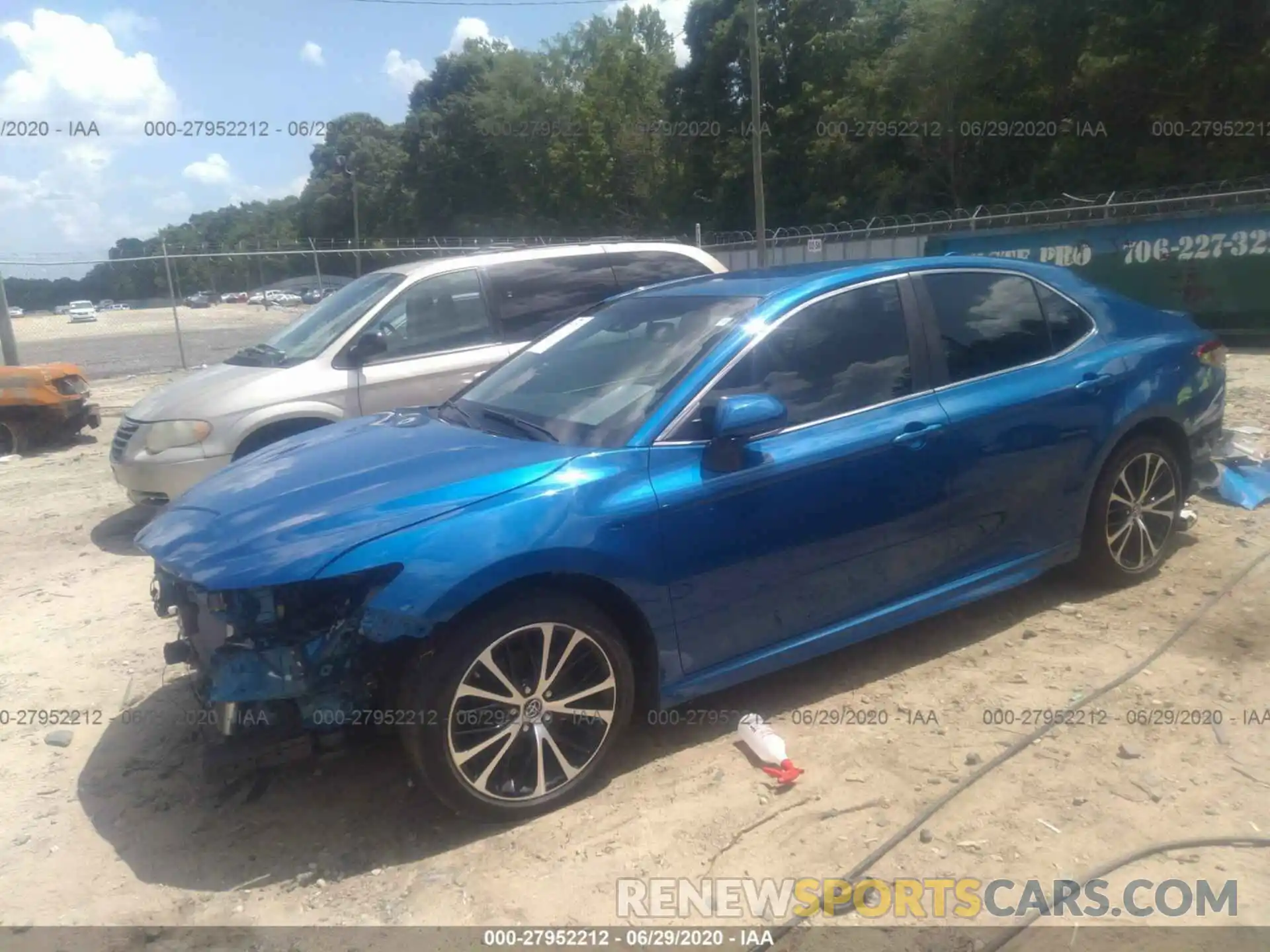 2 Photograph of a damaged car 4T1B11HK7KU286714 TOYOTA CAMRY 2019