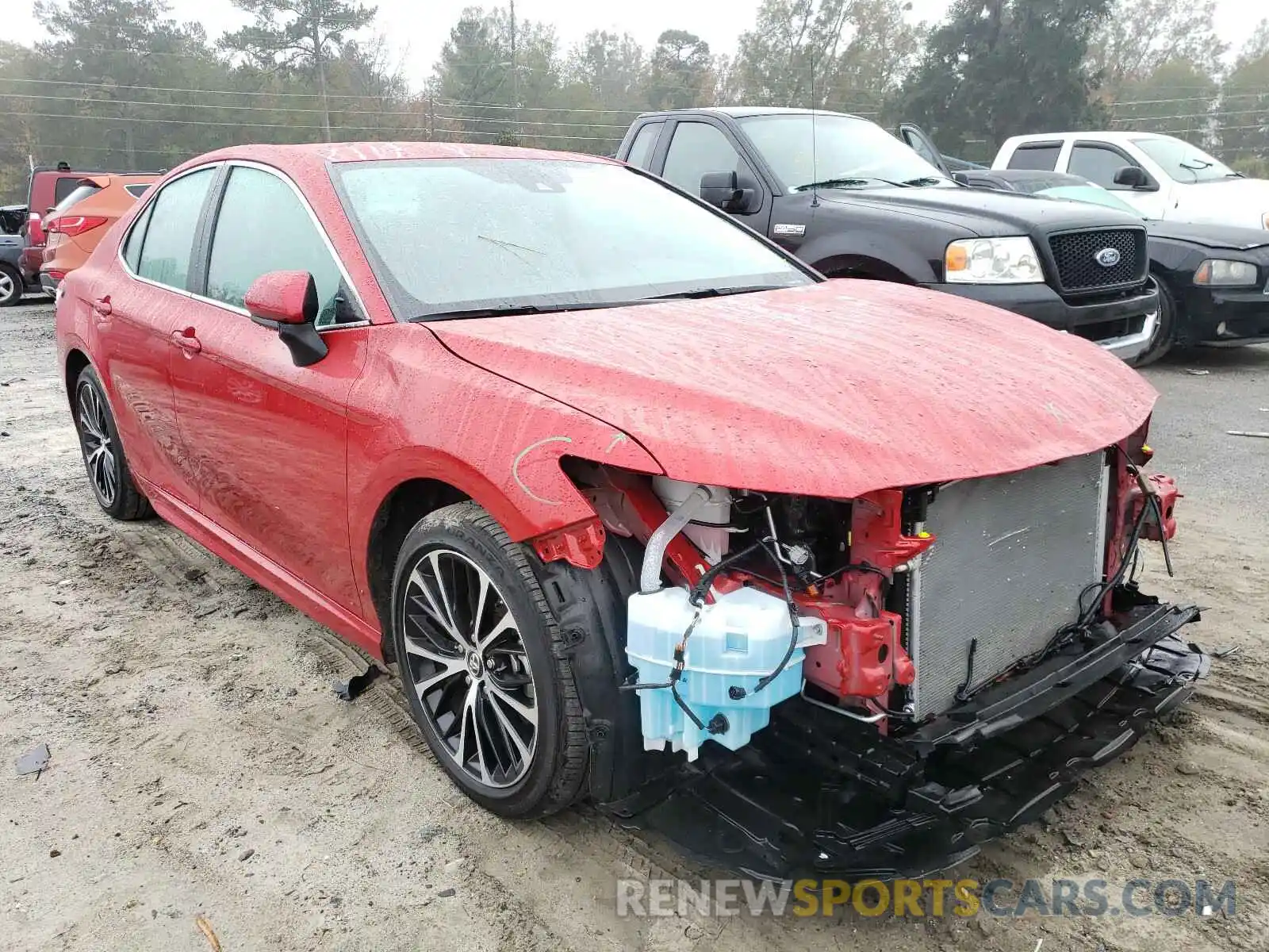 1 Photograph of a damaged car 4T1B11HK7KU291721 TOYOTA CAMRY 2019