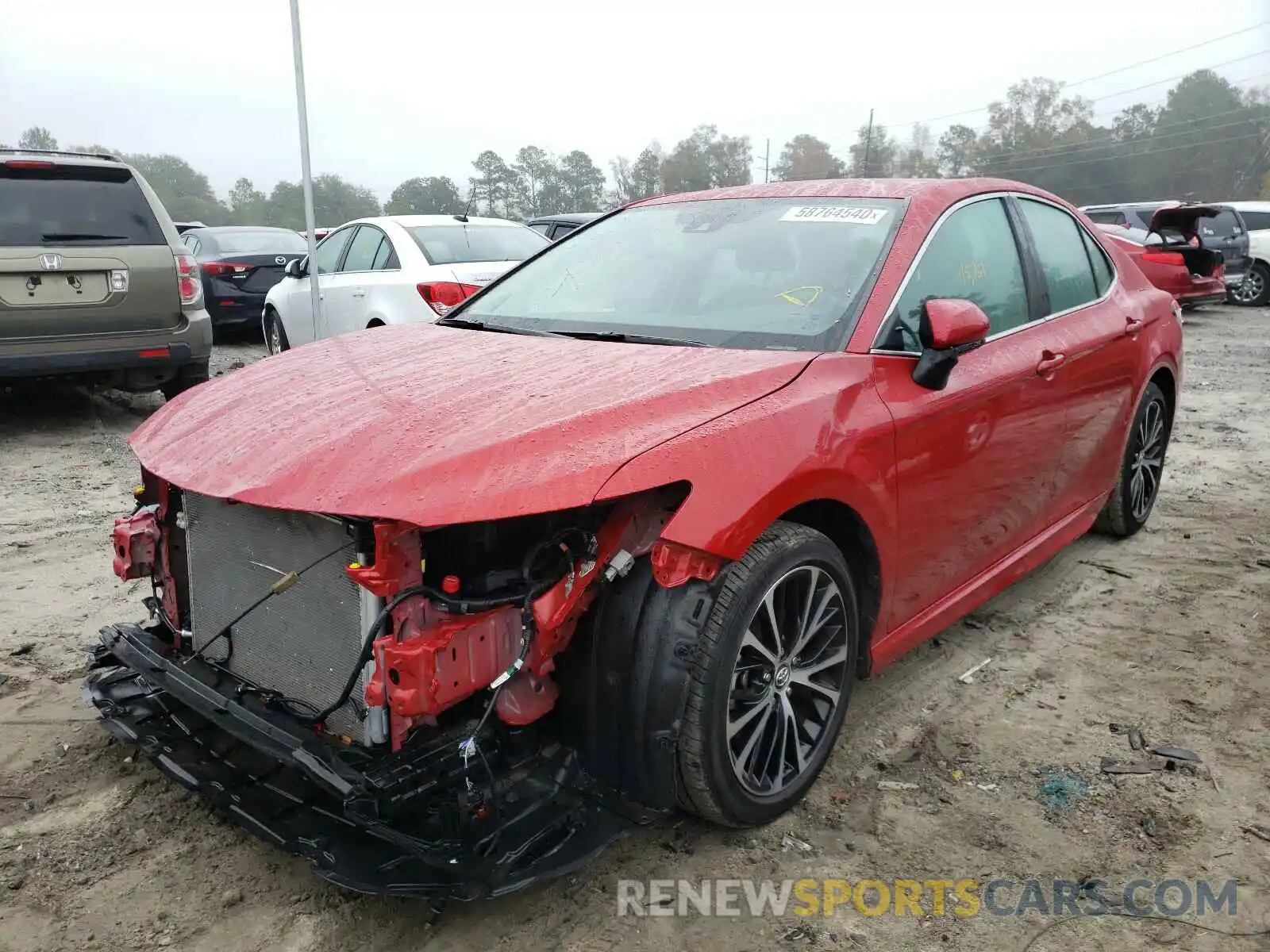 2 Photograph of a damaged car 4T1B11HK7KU291721 TOYOTA CAMRY 2019