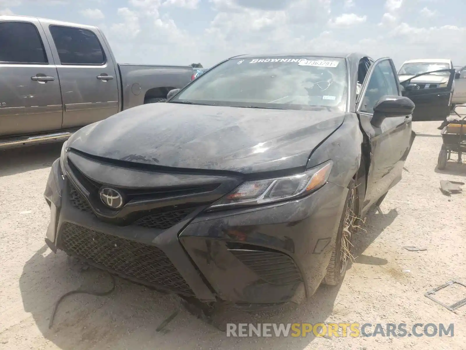 2 Photograph of a damaged car 4T1B11HK7KU292741 TOYOTA CAMRY 2019