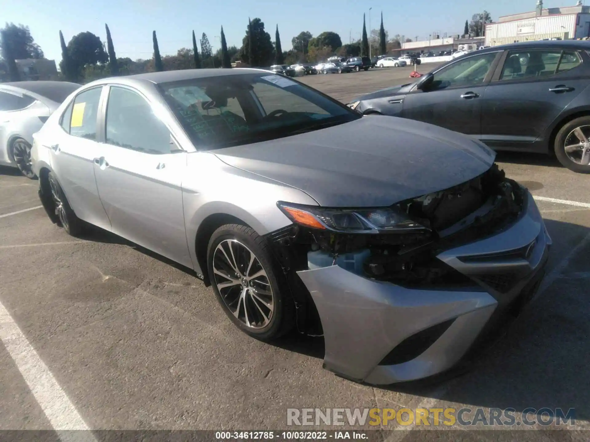 1 Photograph of a damaged car 4T1B11HK7KU297051 TOYOTA CAMRY 2019