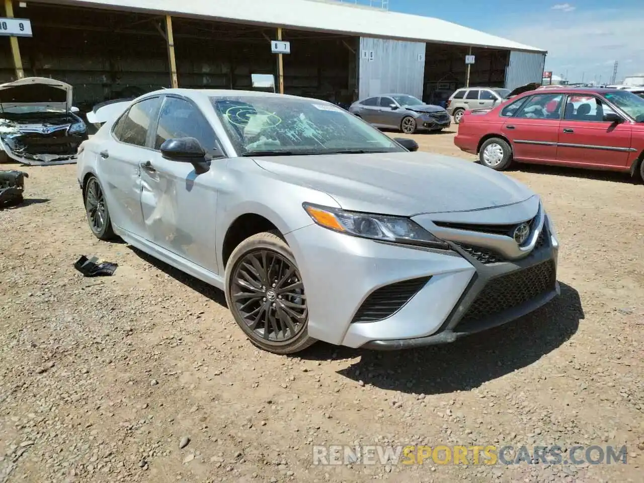 1 Photograph of a damaged car 4T1B11HK7KU298748 TOYOTA CAMRY 2019