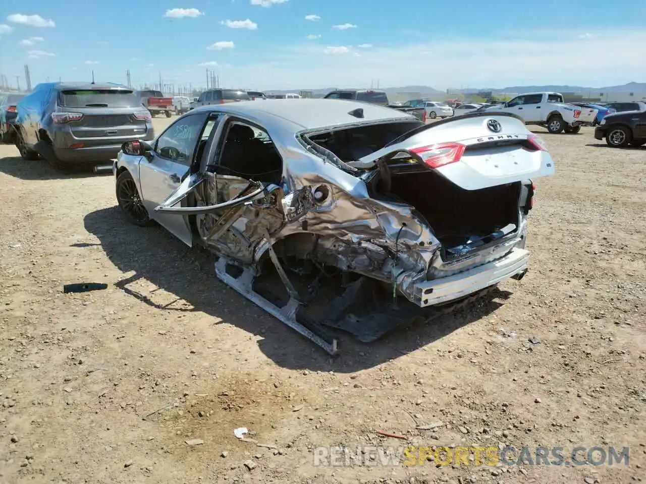 3 Photograph of a damaged car 4T1B11HK7KU298748 TOYOTA CAMRY 2019