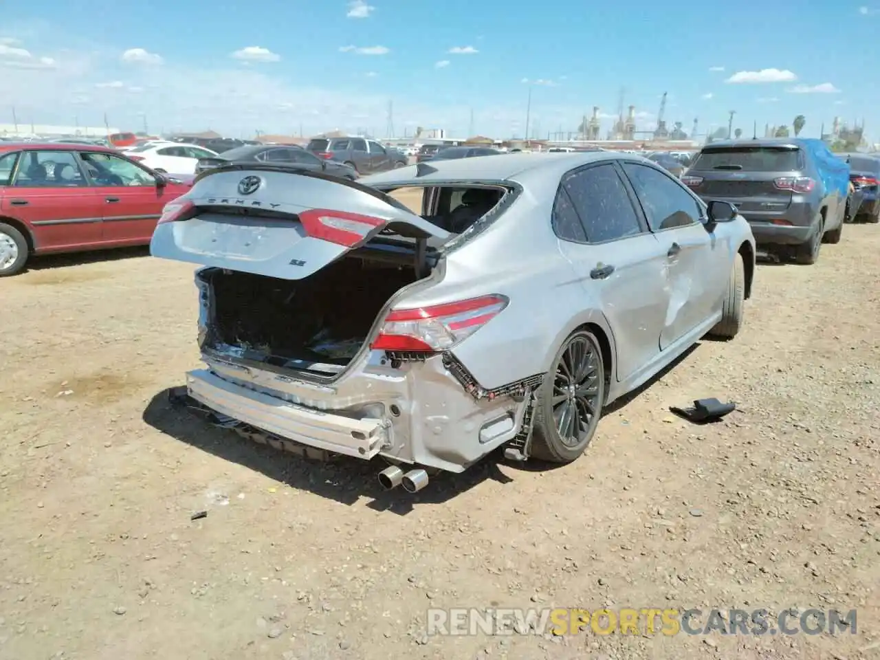 4 Фотография поврежденного автомобиля 4T1B11HK7KU298748 TOYOTA CAMRY 2019