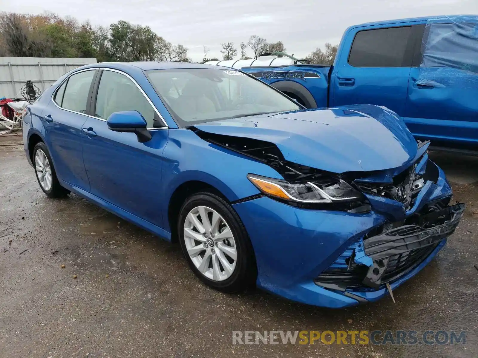 1 Photograph of a damaged car 4T1B11HK7KU299026 TOYOTA CAMRY 2019