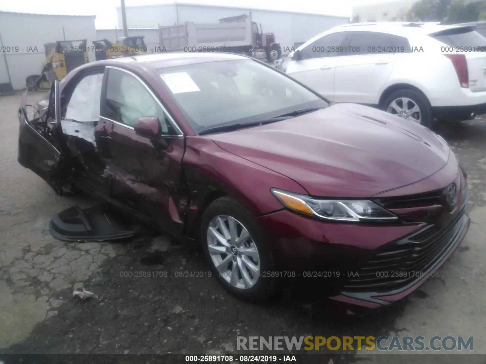 1 Photograph of a damaged car 4T1B11HK7KU679872 TOYOTA CAMRY 2019