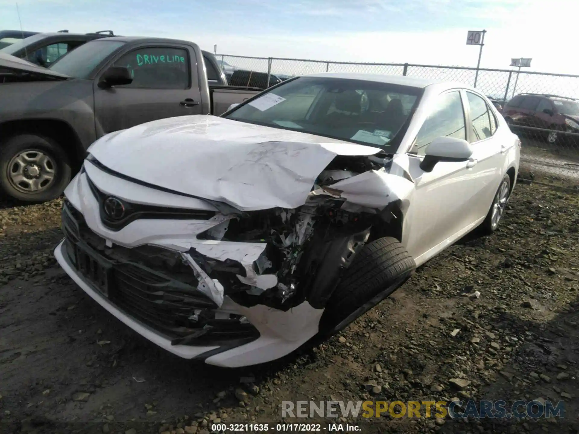 2 Photograph of a damaged car 4T1B11HK7KU680889 TOYOTA CAMRY 2019