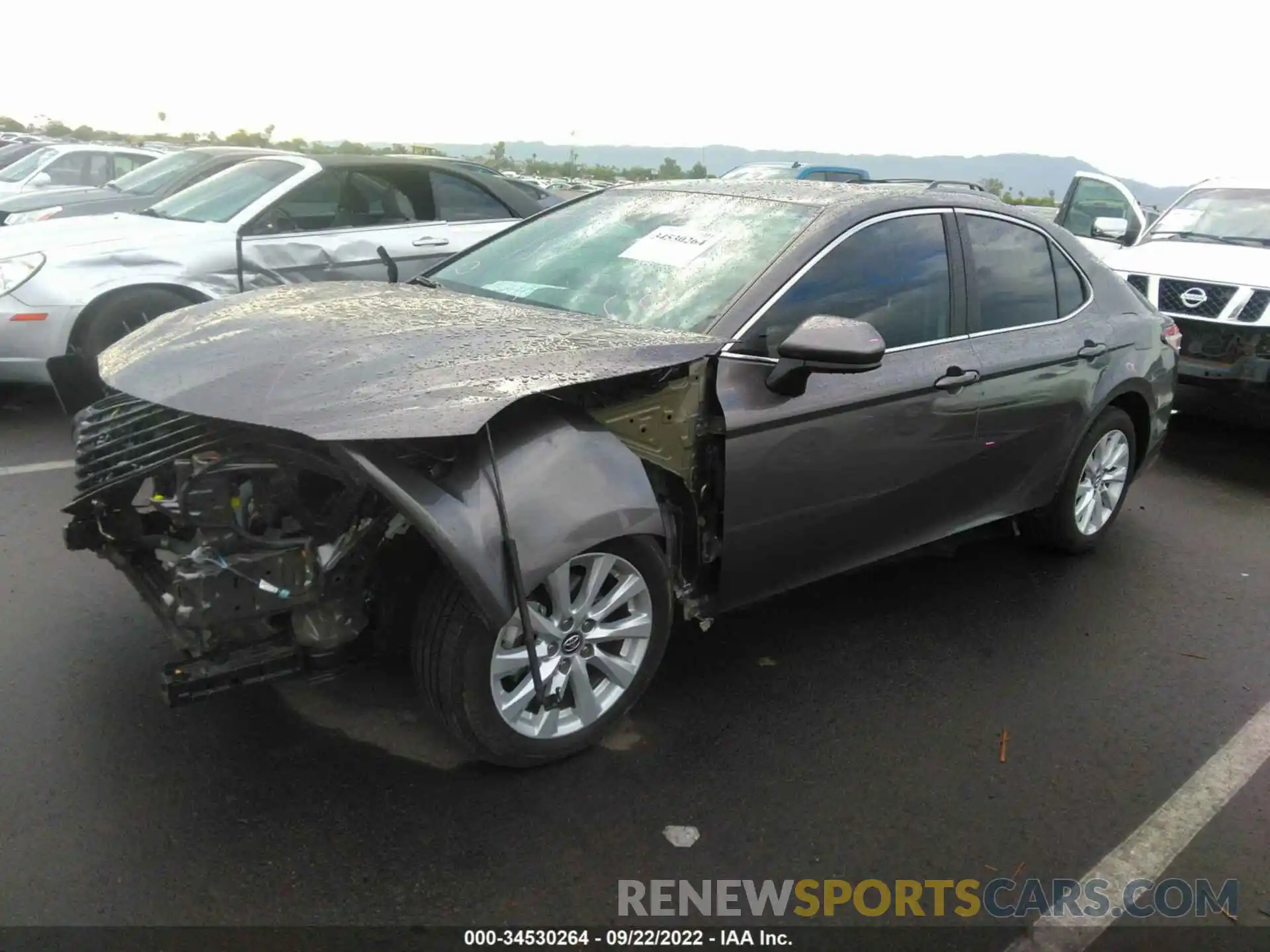 2 Photograph of a damaged car 4T1B11HK7KU682271 TOYOTA CAMRY 2019