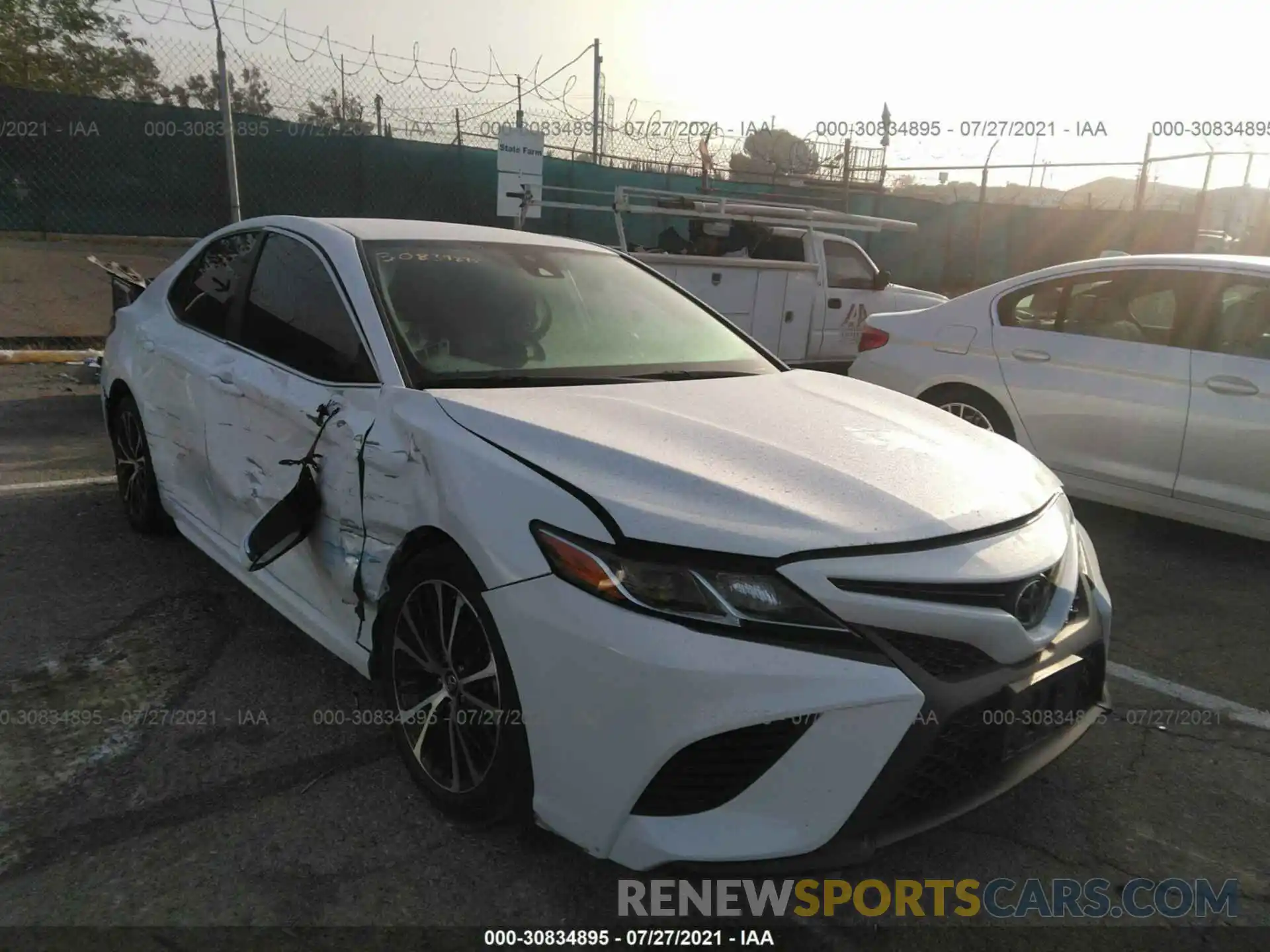 1 Photograph of a damaged car 4T1B11HK7KU683999 TOYOTA CAMRY 2019