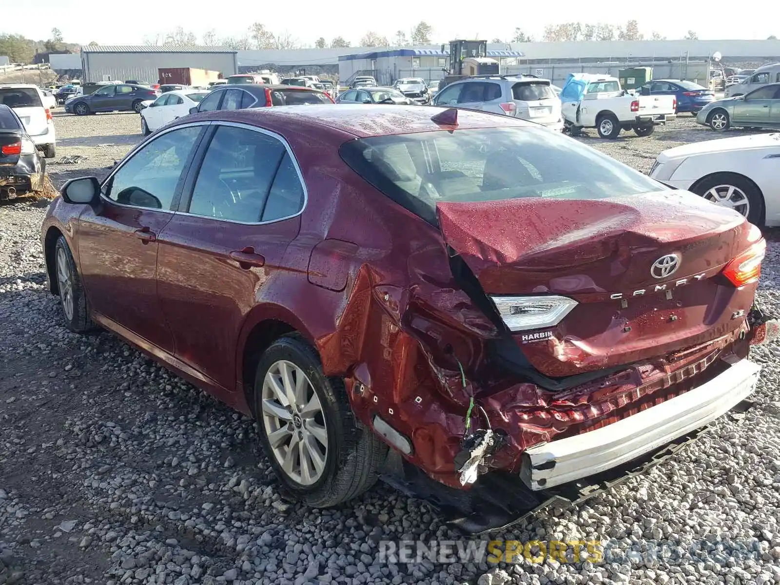 3 Photograph of a damaged car 4T1B11HK7KU684795 TOYOTA CAMRY 2019