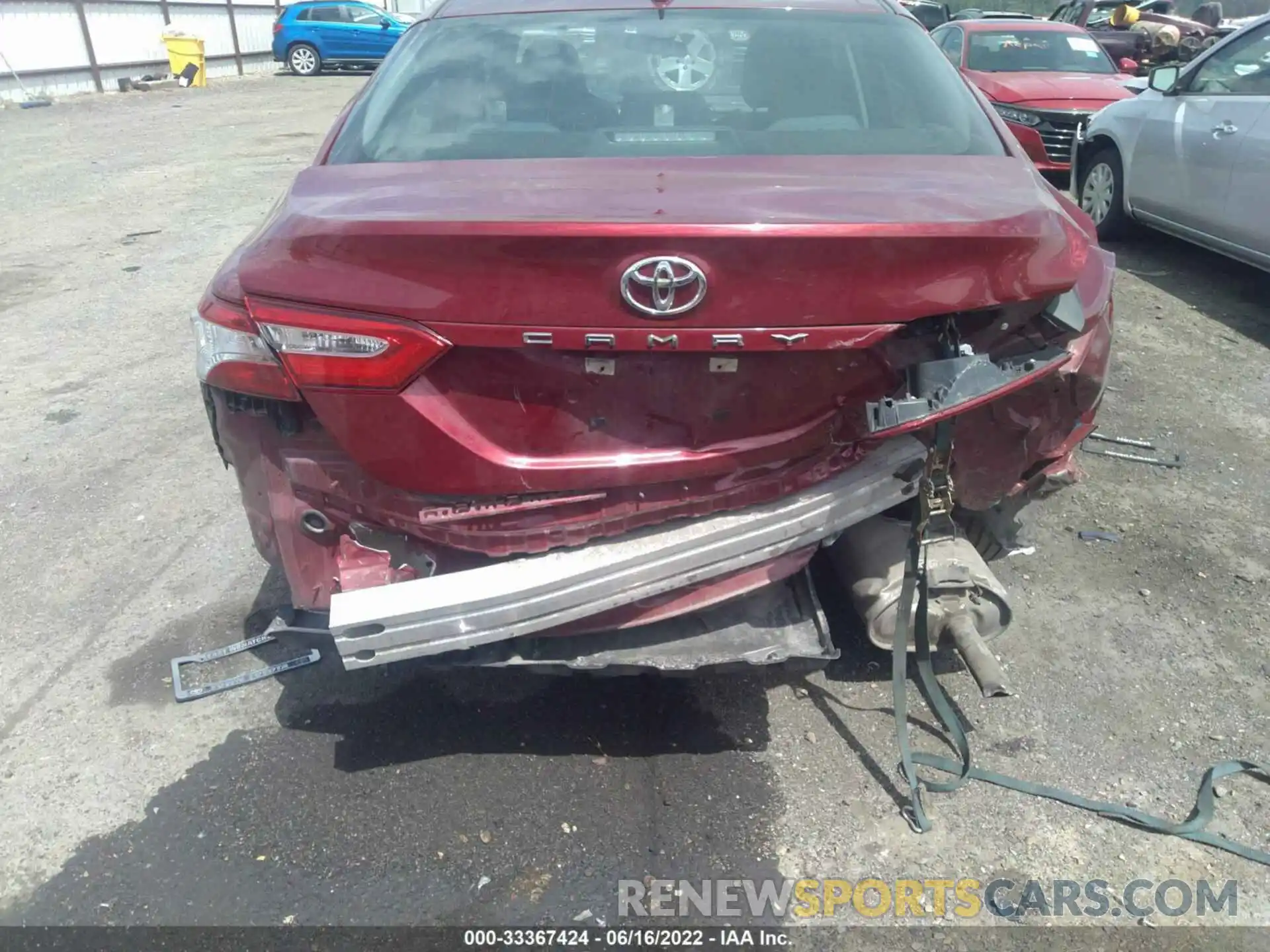 6 Photograph of a damaged car 4T1B11HK7KU685641 TOYOTA CAMRY 2019