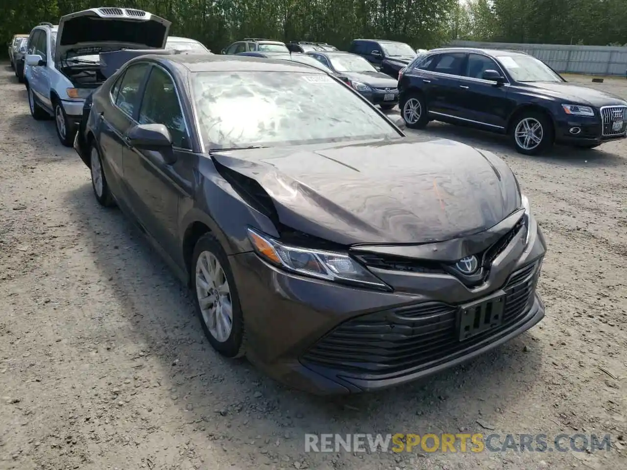 1 Photograph of a damaged car 4T1B11HK7KU687647 TOYOTA CAMRY 2019