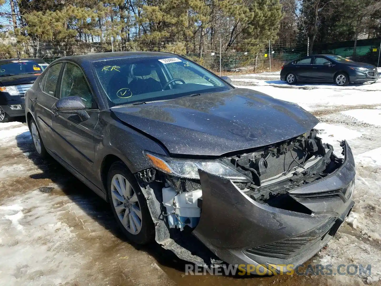 1 Photograph of a damaged car 4T1B11HK7KU689933 TOYOTA CAMRY 2019