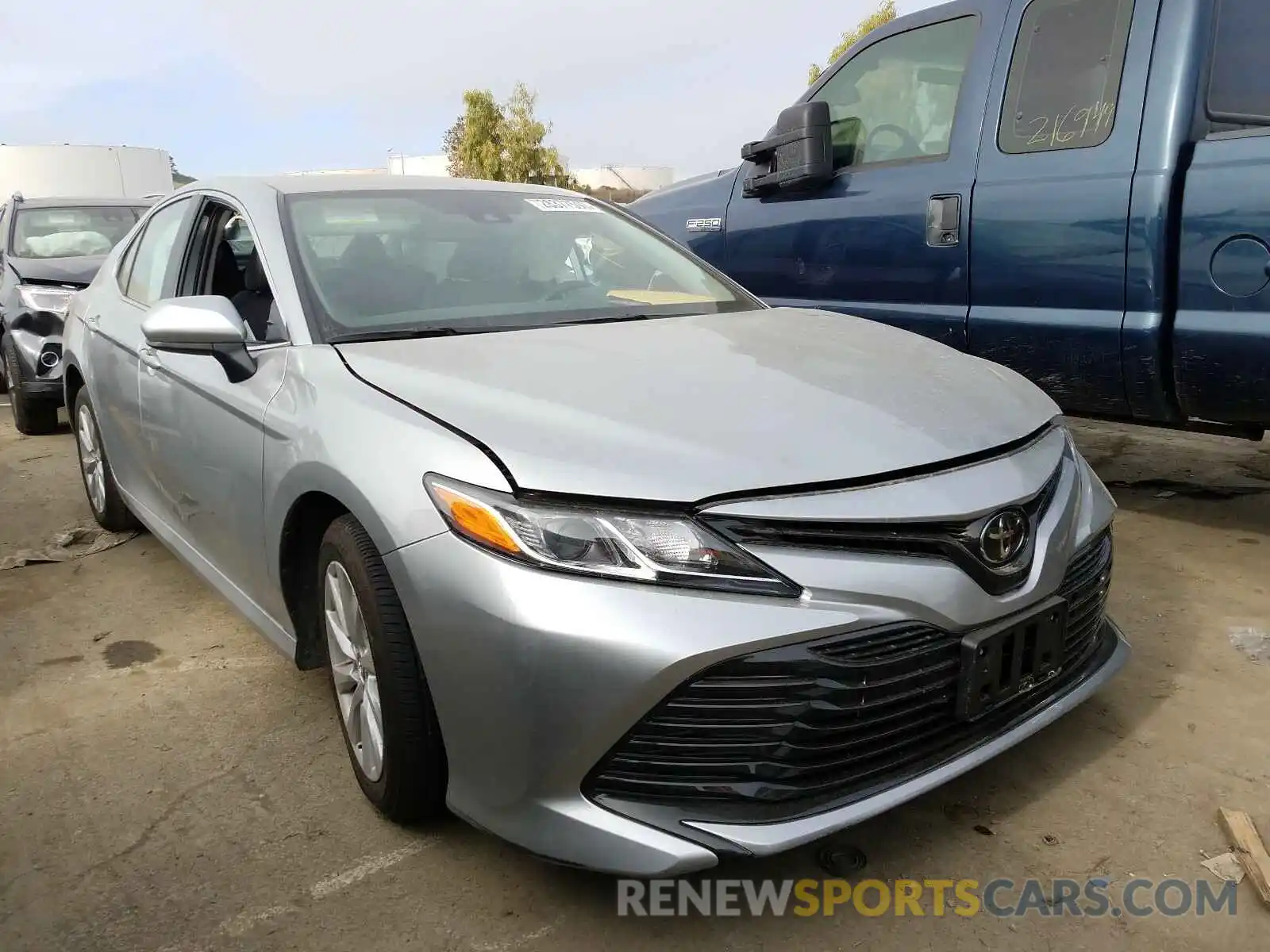 1 Photograph of a damaged car 4T1B11HK7KU690483 TOYOTA CAMRY 2019