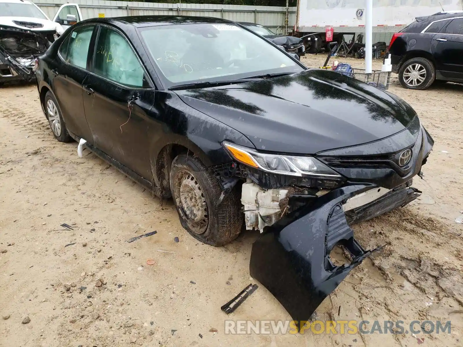 1 Photograph of a damaged car 4T1B11HK7KU690838 TOYOTA CAMRY 2019